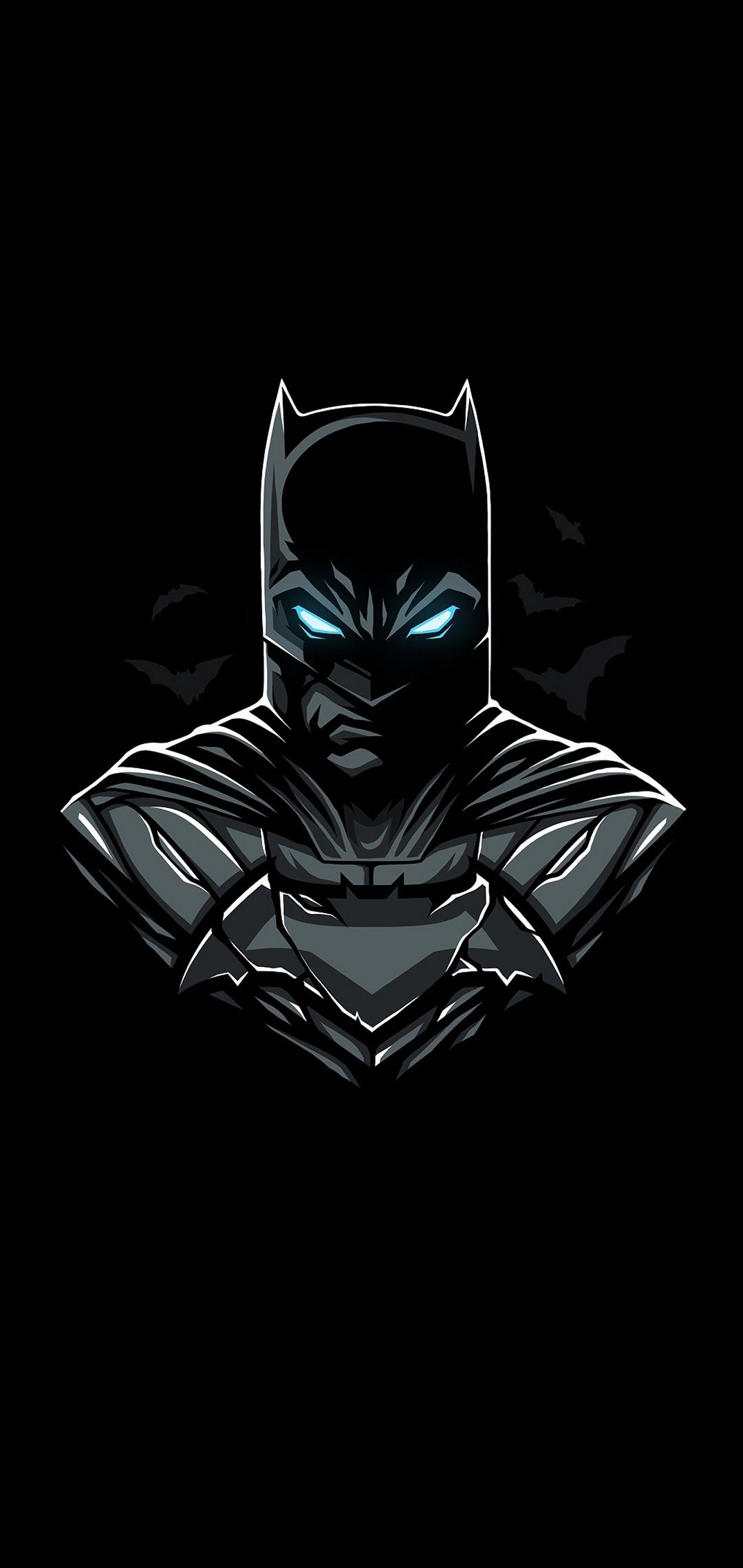 1080x2280 Batman Minimalist 4K Wallpaper HD