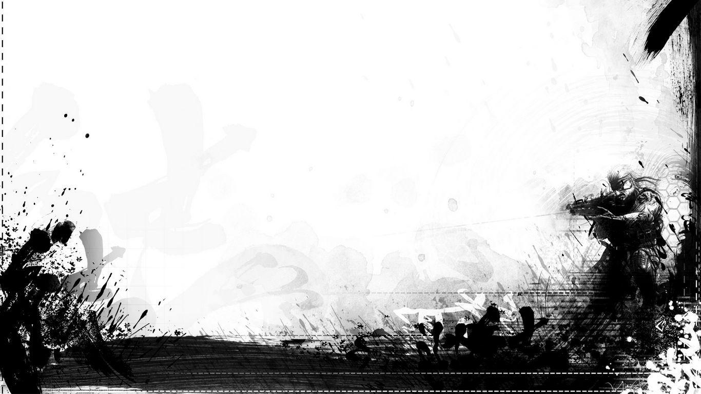 1366x768 Download wallpaper 1366x768 background, warrior, minimalism