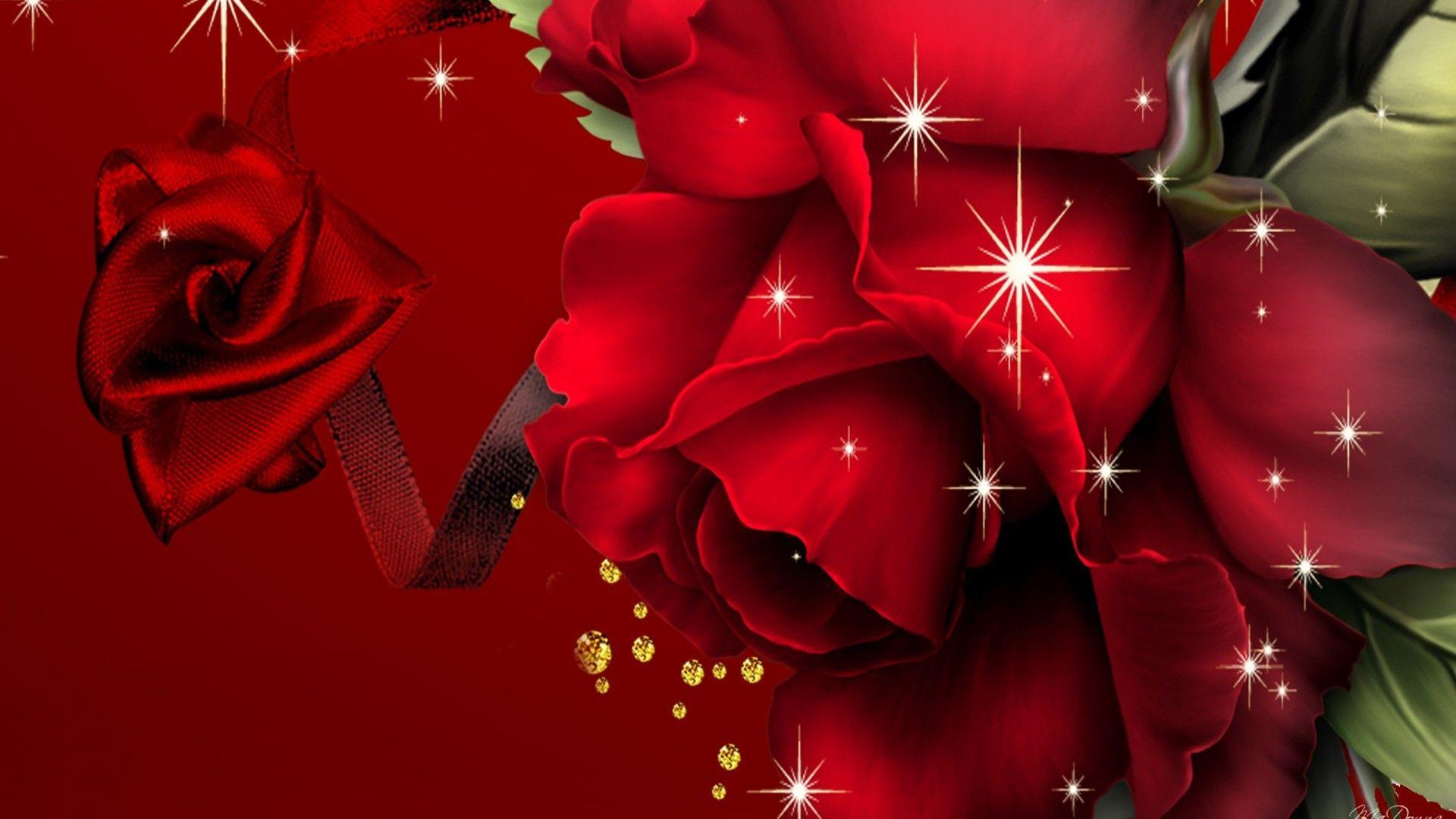 1920x1080 Black Red 3D Fantastic HD Laptop Wallpaper :