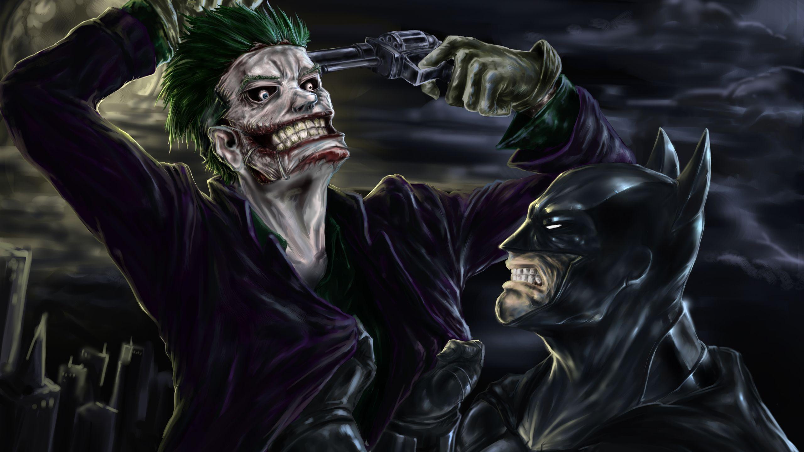 2560x1440 Batman And Joker 4k 1440P Resolution HD 4k Wallpaper