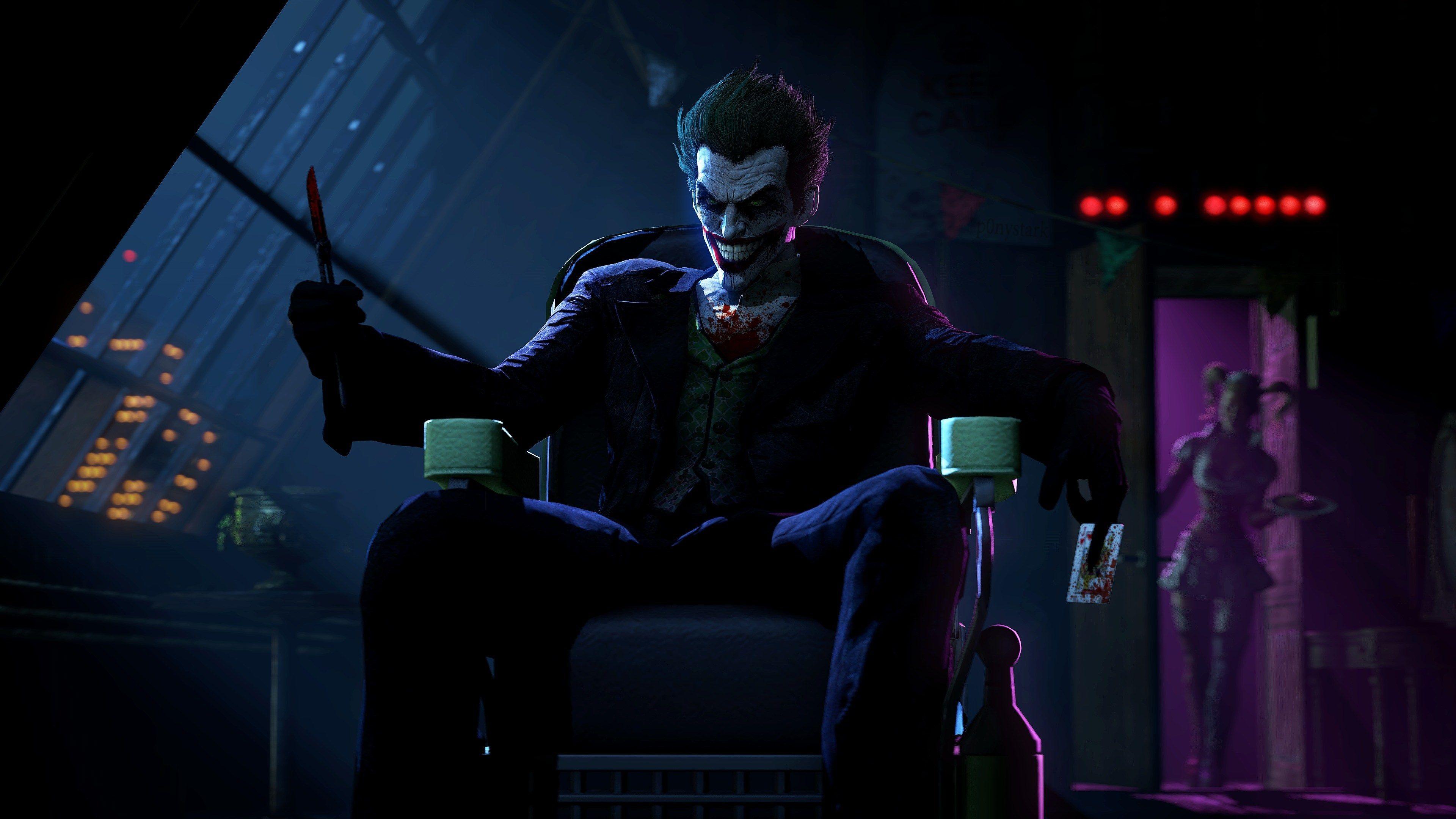 3840x2160 joker 4k wallpaper for computer screen. Batman arkham