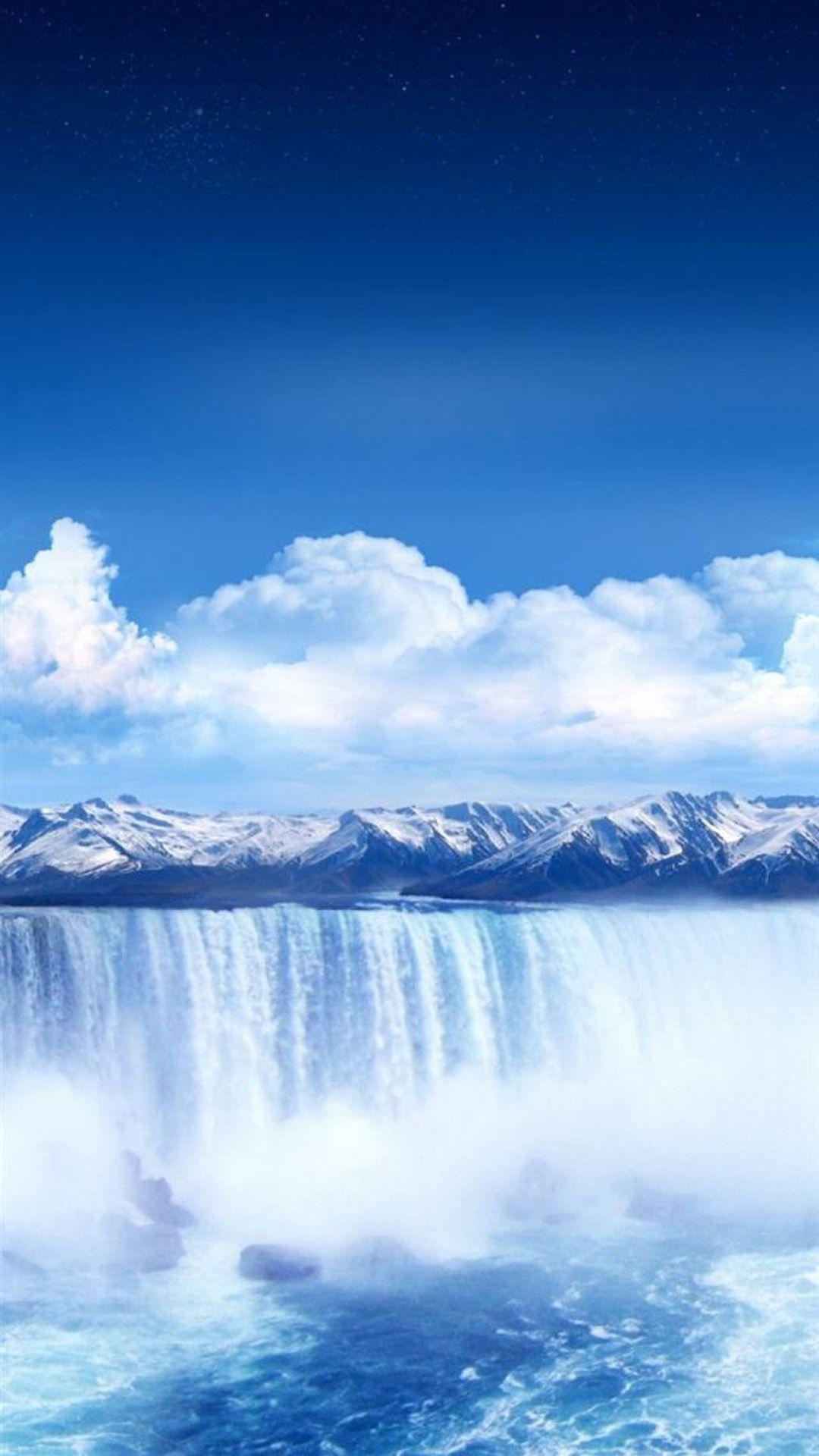 1080x1920 Best waterfall iPhone 8 Wallpaper HD
