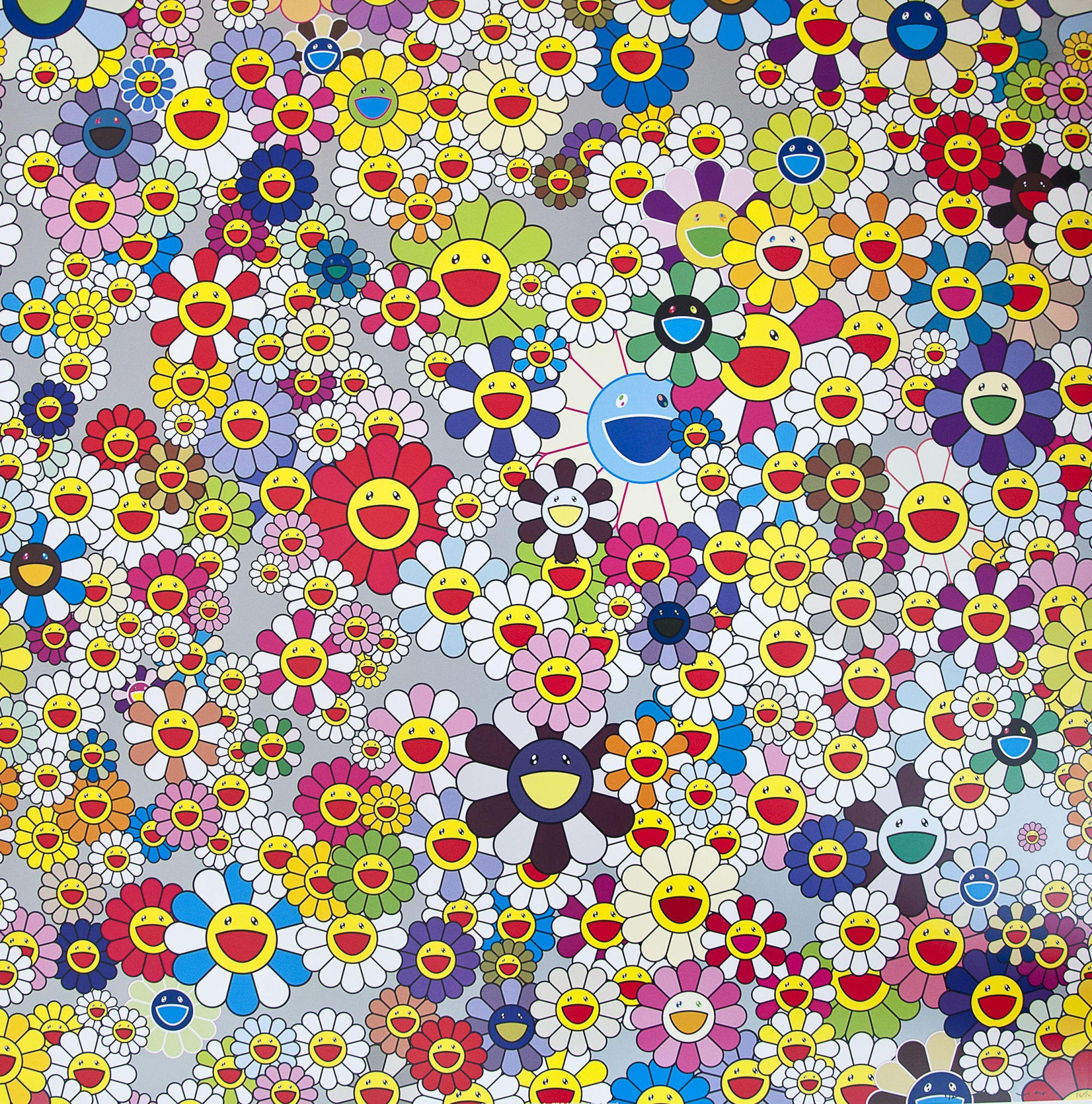 Download Dizzy Eyes Artwork in 4k by Takashi Murakami Wallpaper