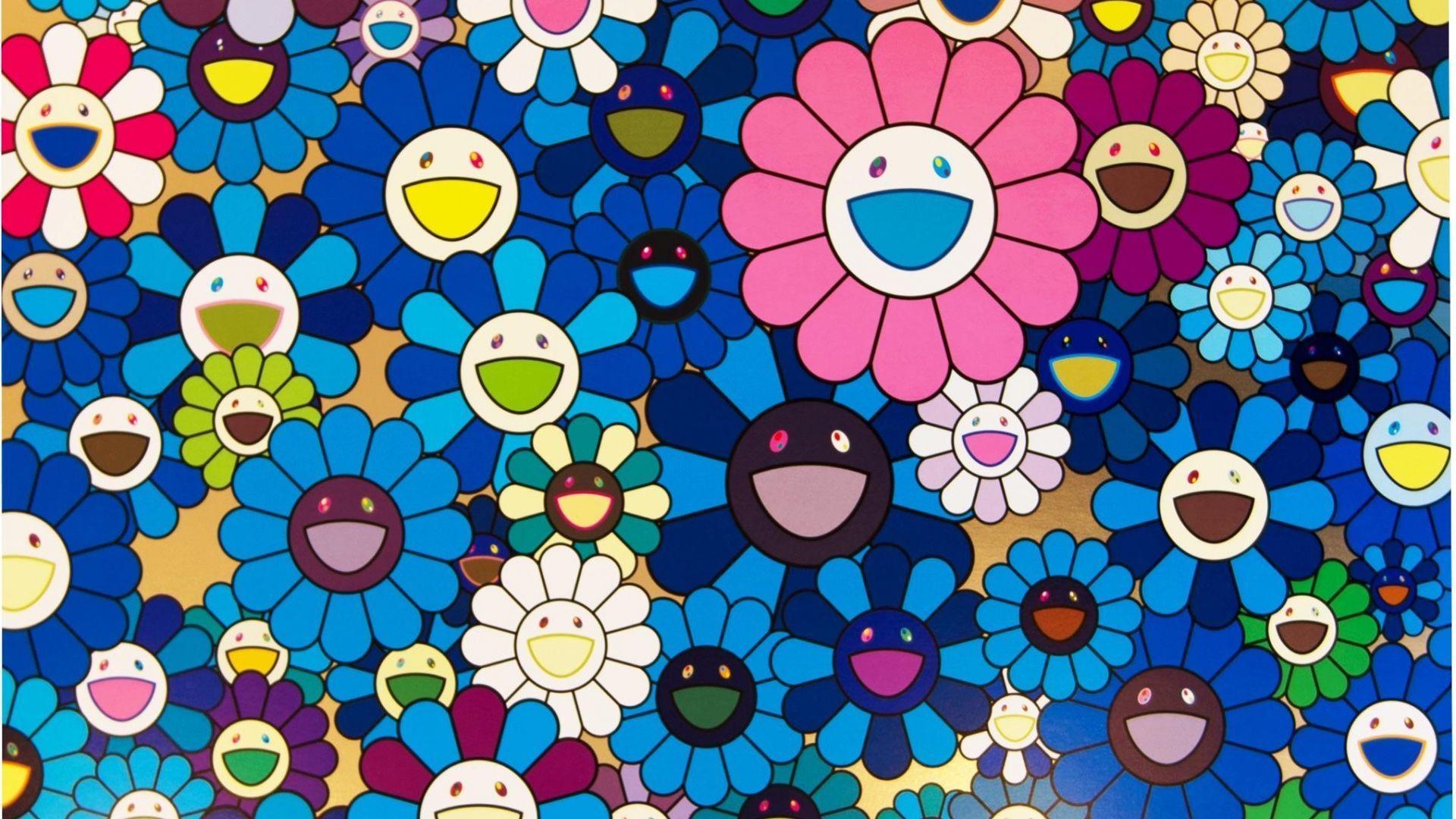 Takashi Murakami wallpapers taken at the Broad in Los Angeles Would love  to know if any of them become your wallpaper  rMobileWallpaper