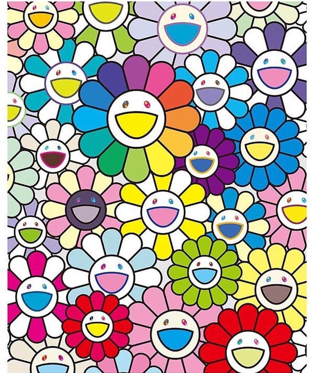 130 TAKASHI MURAKAMI Cosmos wallpaper  Art  Design 23 September 2014   Auctions  Wright Auctions of Art and Design