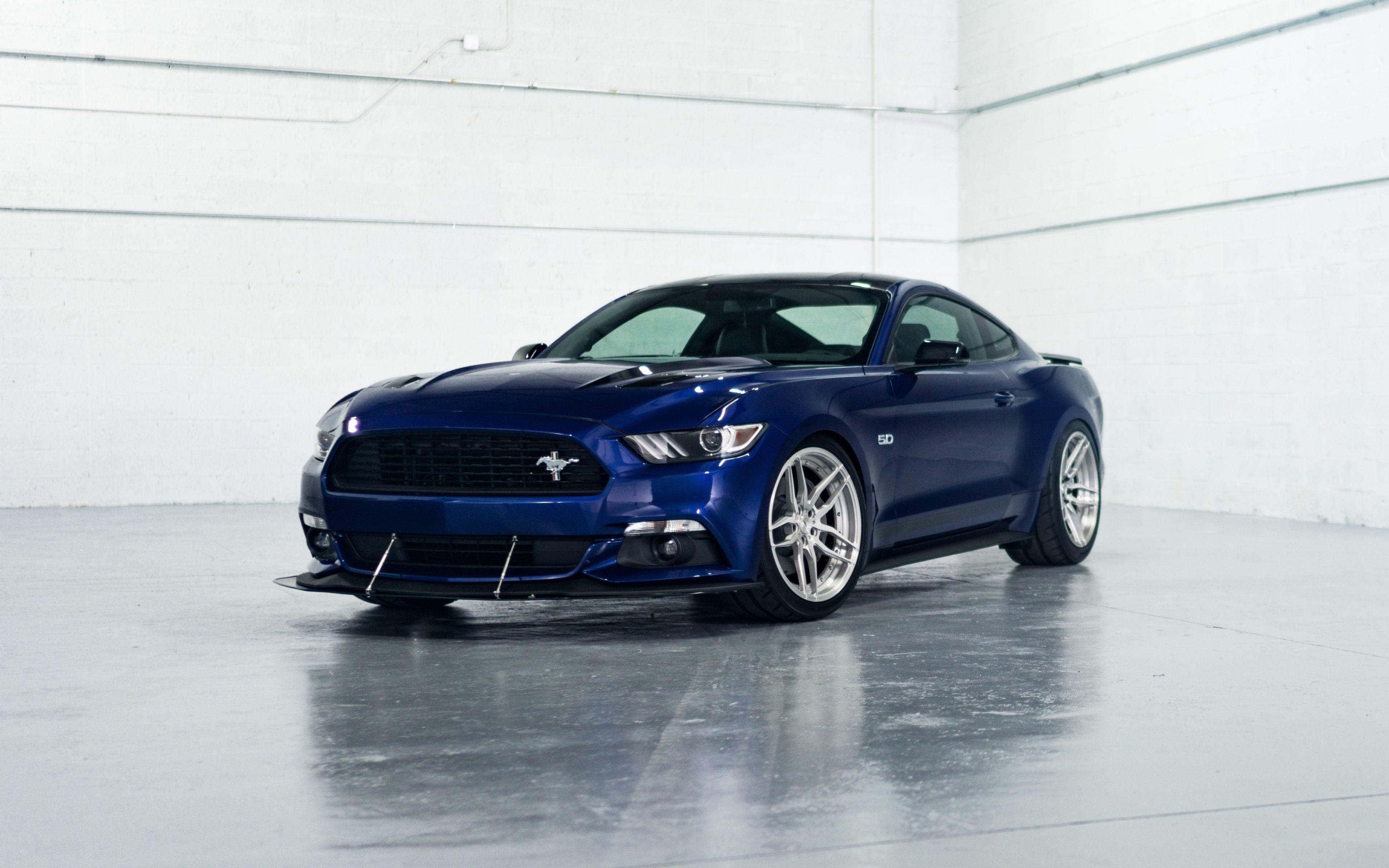 3840x2400 Download Blue, Ford Mustang, muscle car wallpaper, 3840x 4K Ultra HD 16: Widescreen