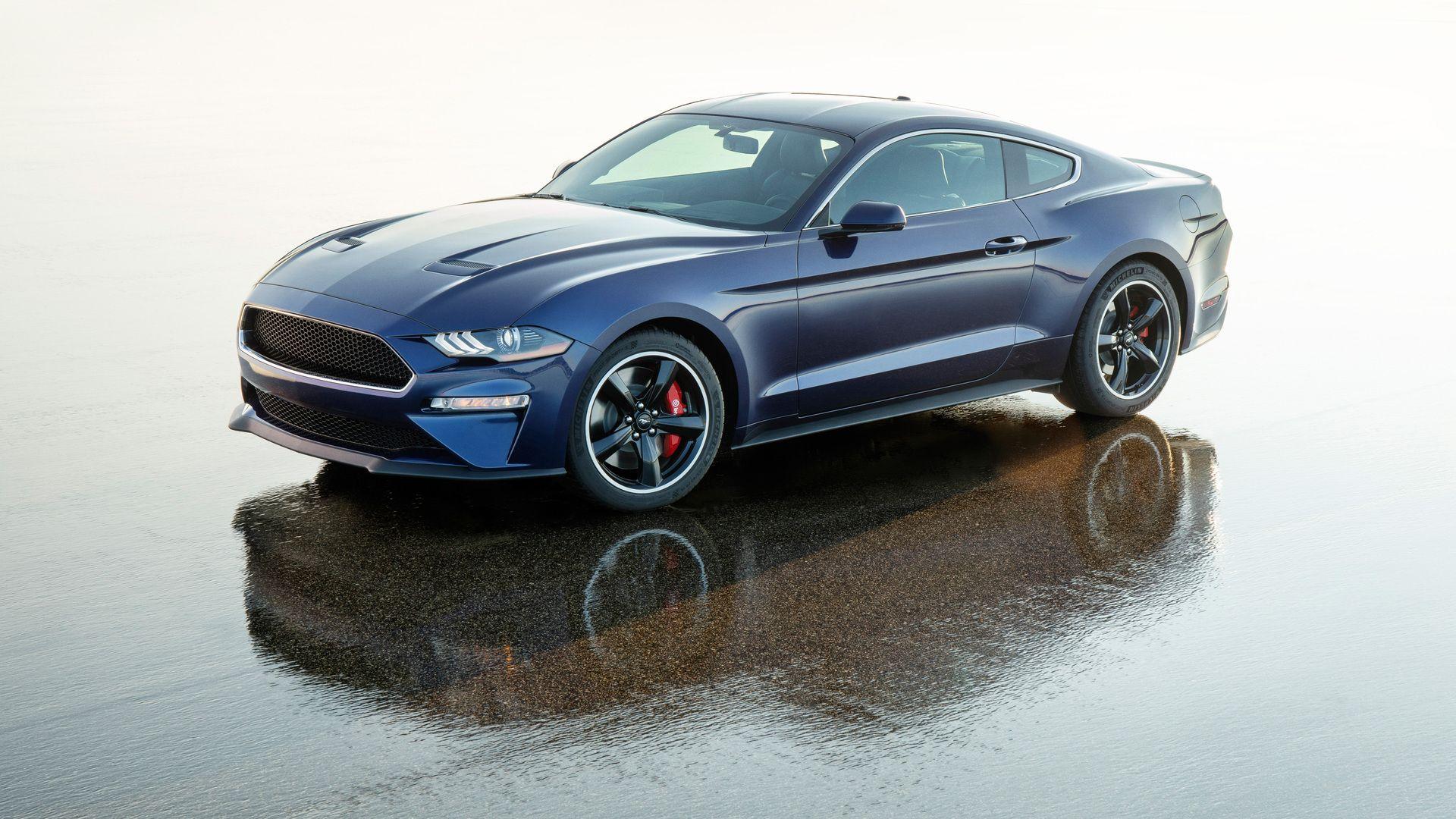 1920x1080 Ford Mustang Bullitt Kona Blue Side View Laptop Full HD 1080P HD 4k Wallpaper, Image, Background, Photo and Picture