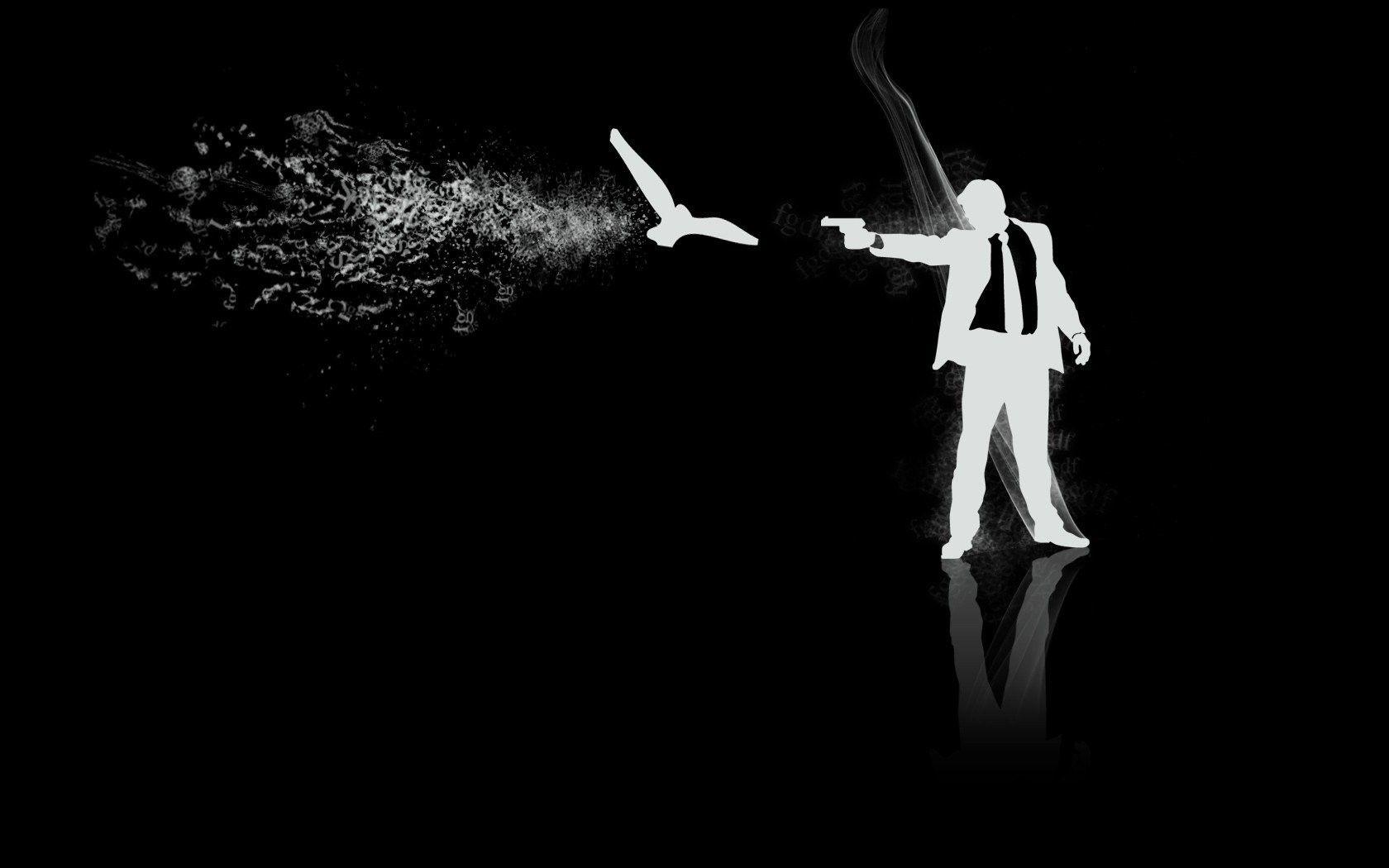 1680x1050 Call And, Ops, White, Birds, Abstract, Typography, Cool Image