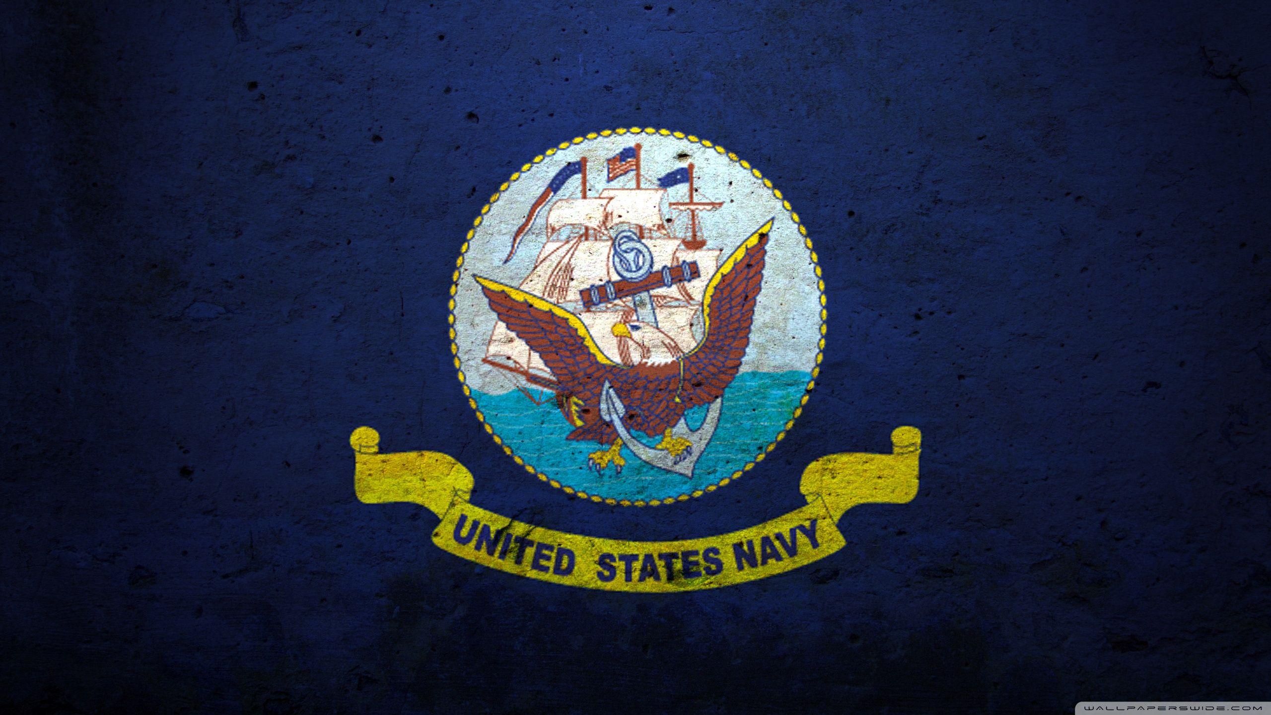 2560x1440 Flag Of The United States Navy Ultra HD Desktop Background