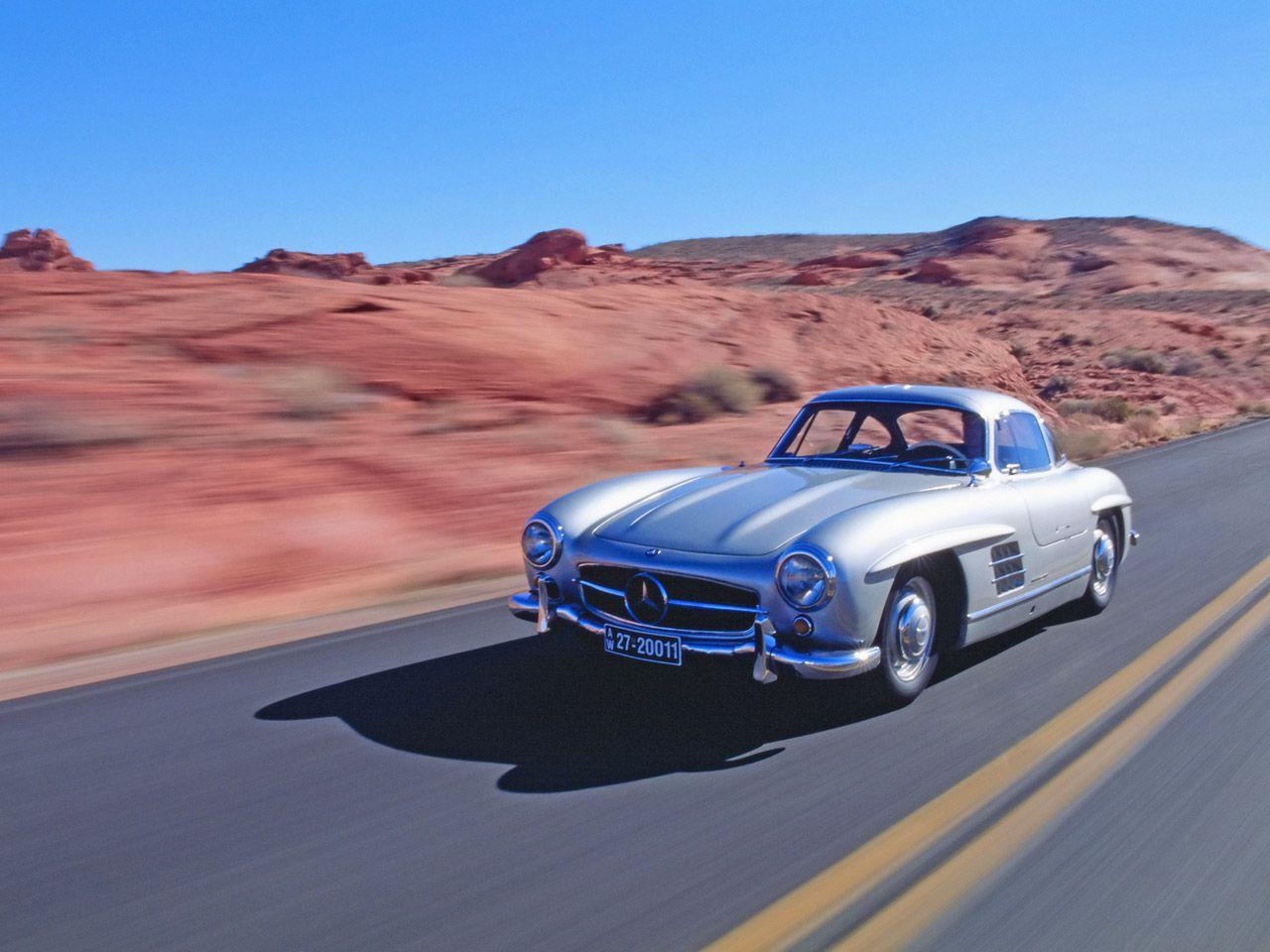 1280x960 1954 1957 Mercedes Benz 300SL Gullwing Coupe Angle