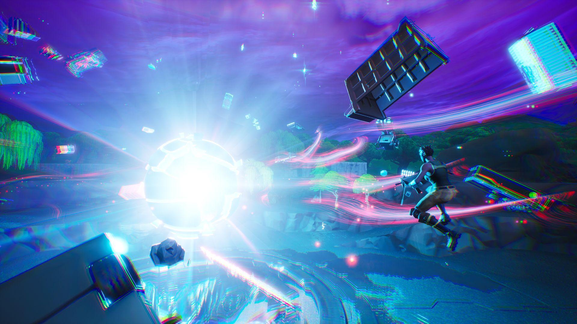 1920x1080 Fortnite's tenth season will last for one more week. Rock Paper