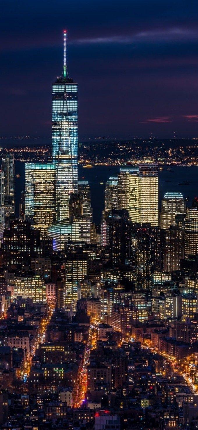 680x1472 Nyc At Night Wallpaper