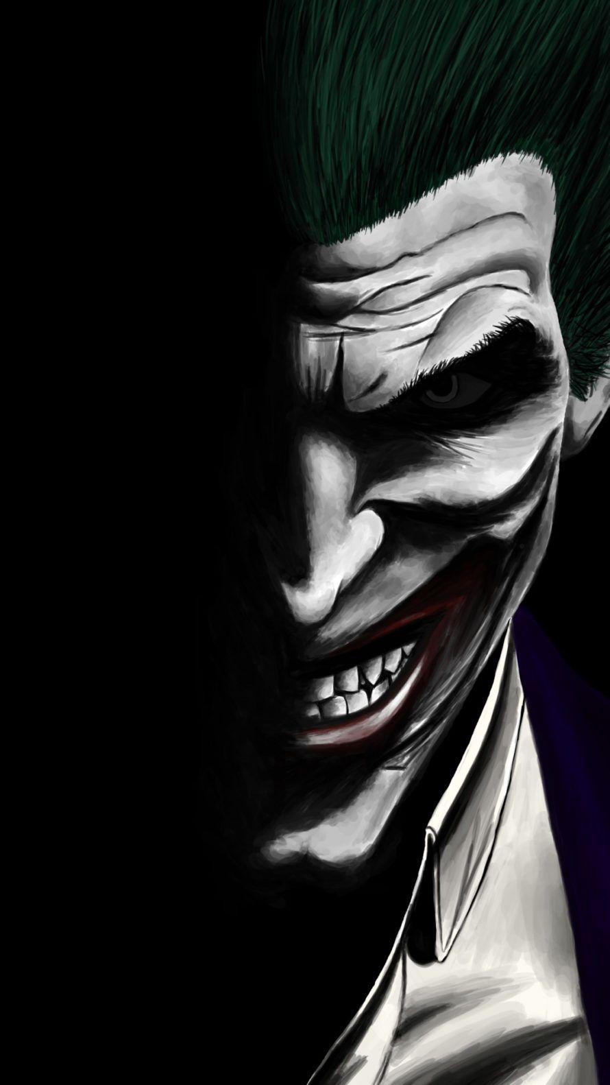 890x1582 Joker Wallpaper Redmi Note 7
