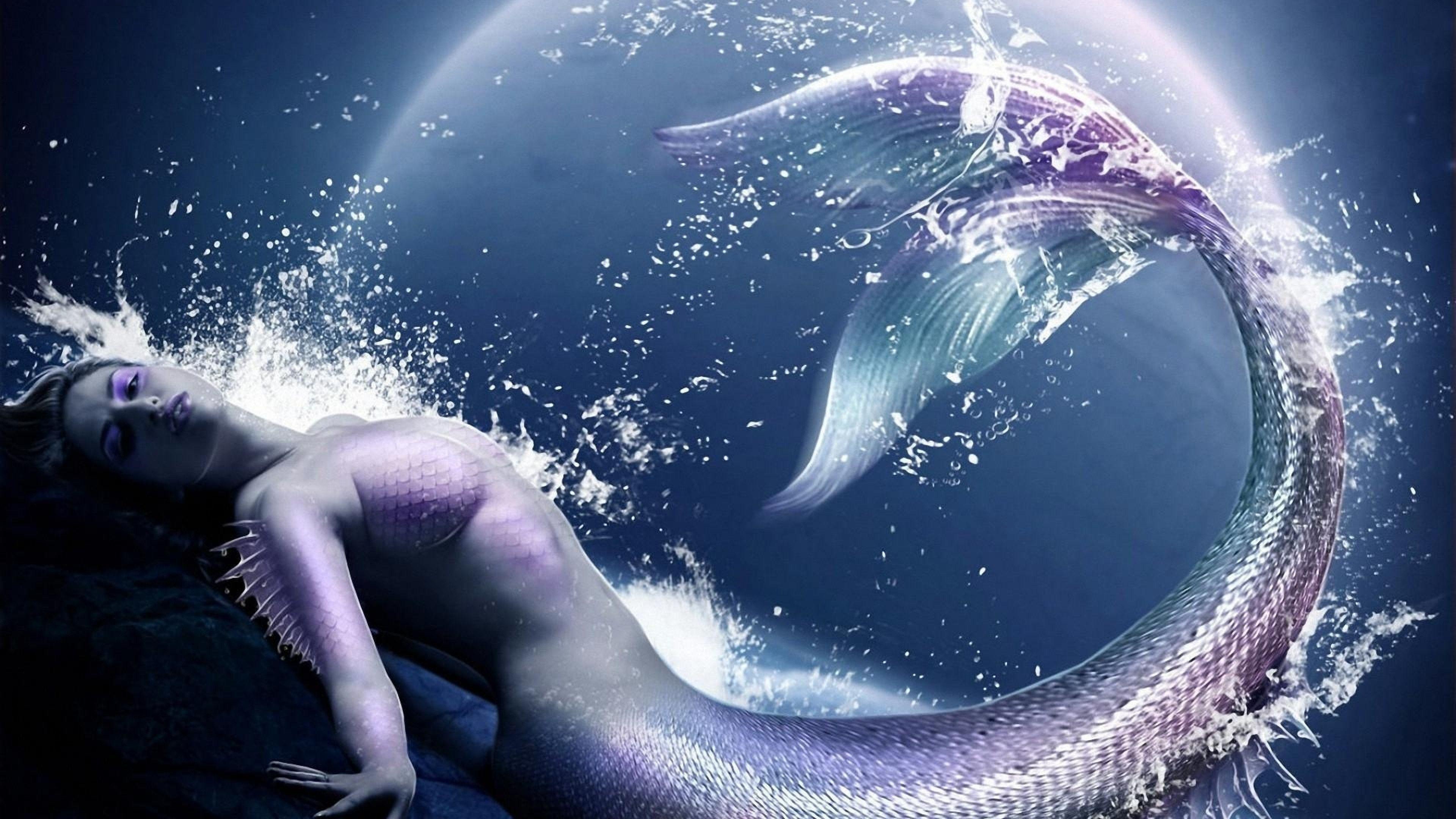 3840x2160 Mermaid Wallpaper