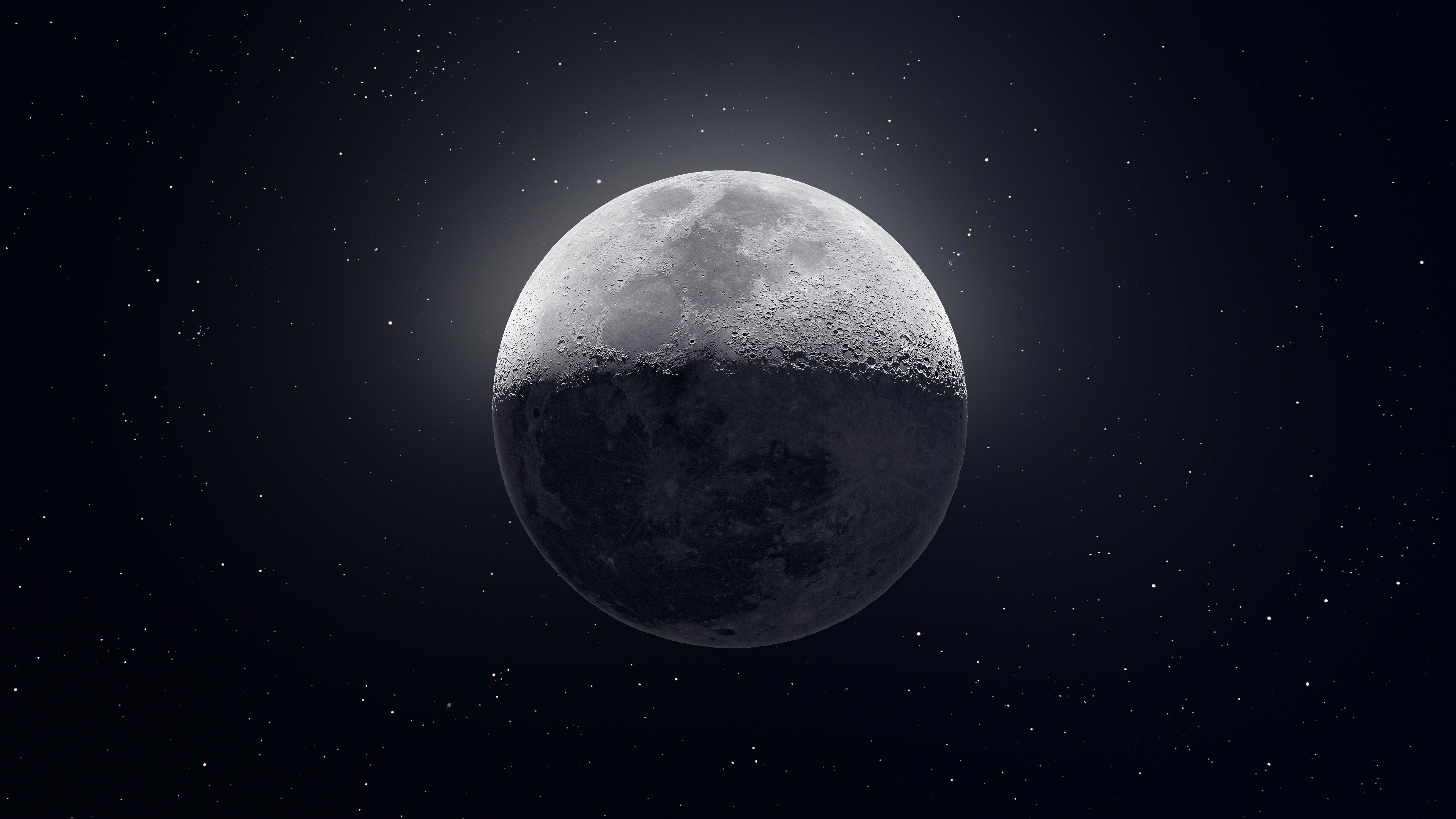 7680x4320 Dark Moon 8k, HD Digital Universe, 4k Wallpaper, Image, Background, Photo and Picture
