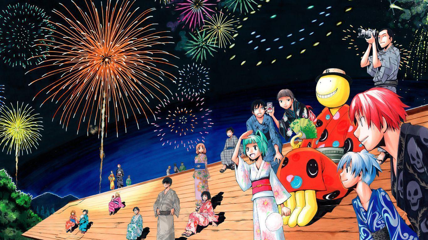 1366x768 Assassination Classroom HD Wallpaper