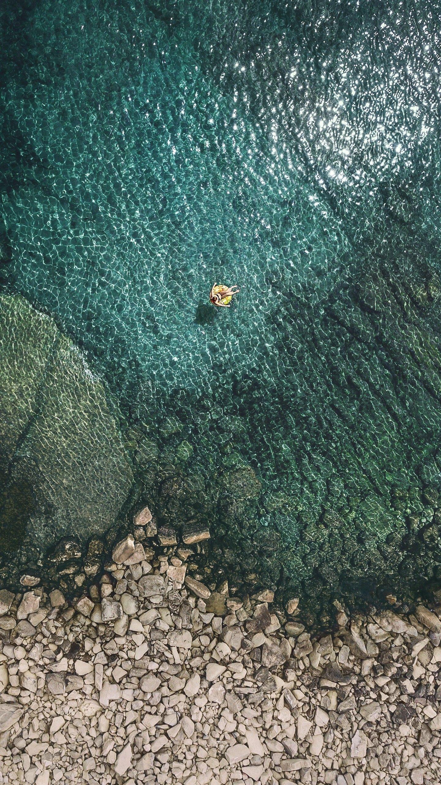 1440x2560 Wallpaper iOS 4k, sea, OS