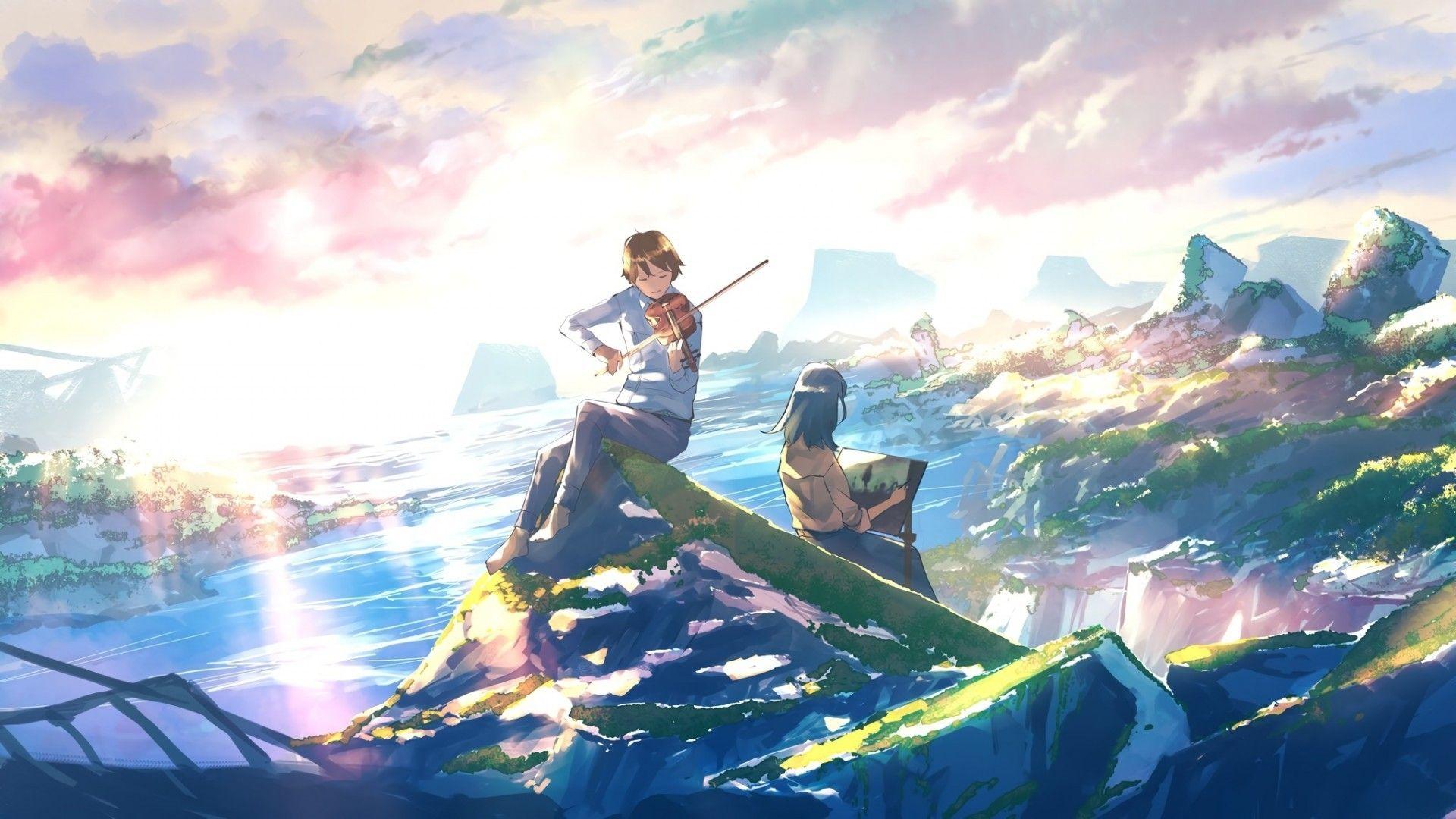 1920x1080 Download 1920x1080 Anime Boy And Girl .