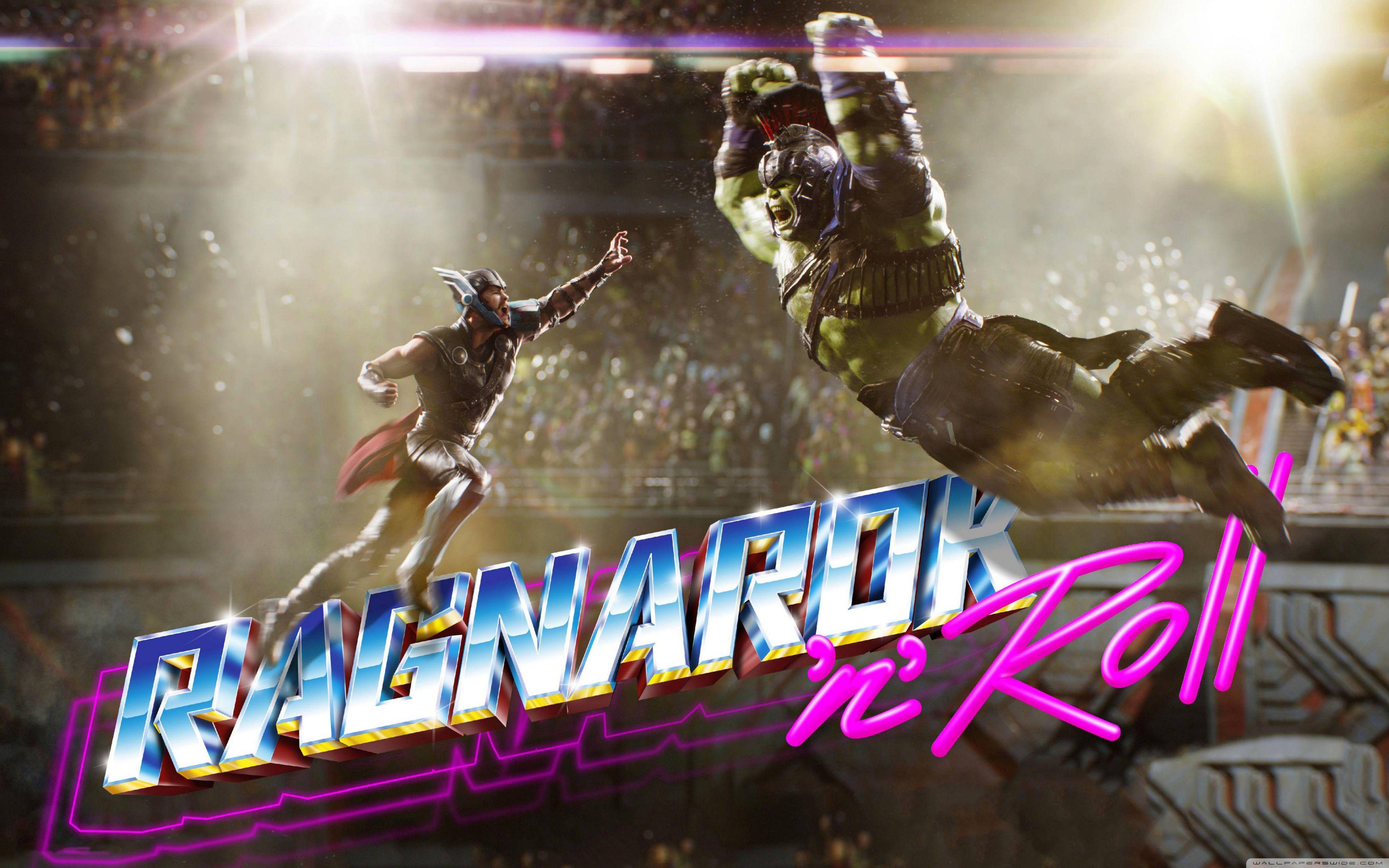3840x2400 Thor And Hulk Fight Wallpaper
