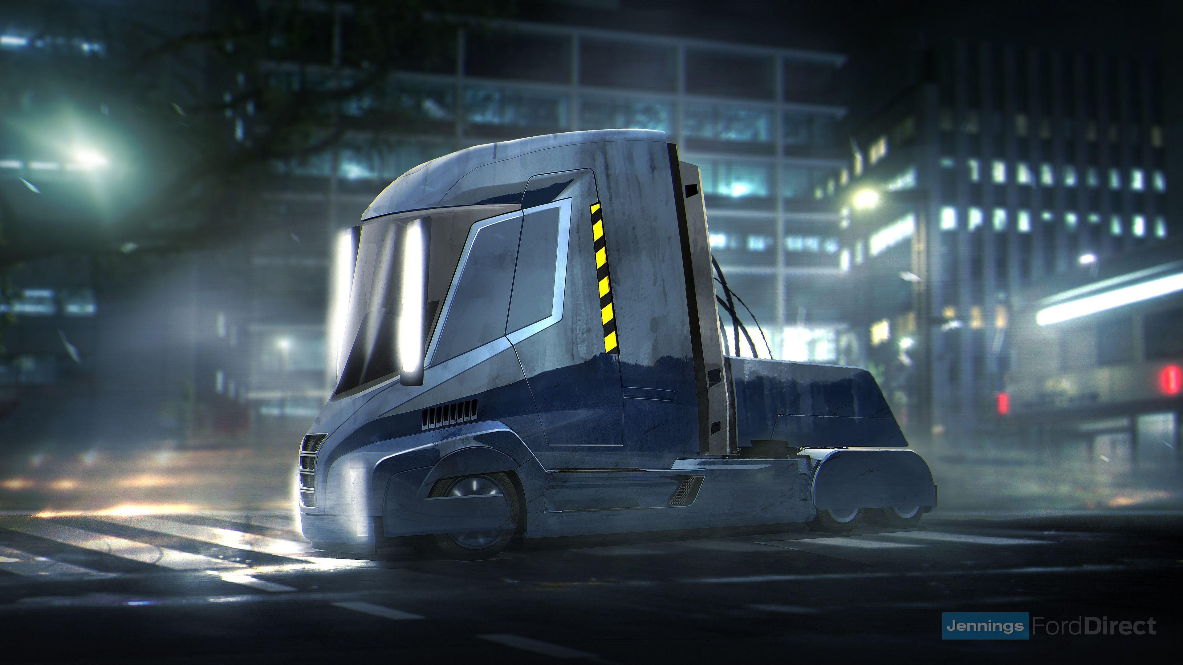 3840x2160 Wallpaper 4k Blade Runner Truck Wallpaper