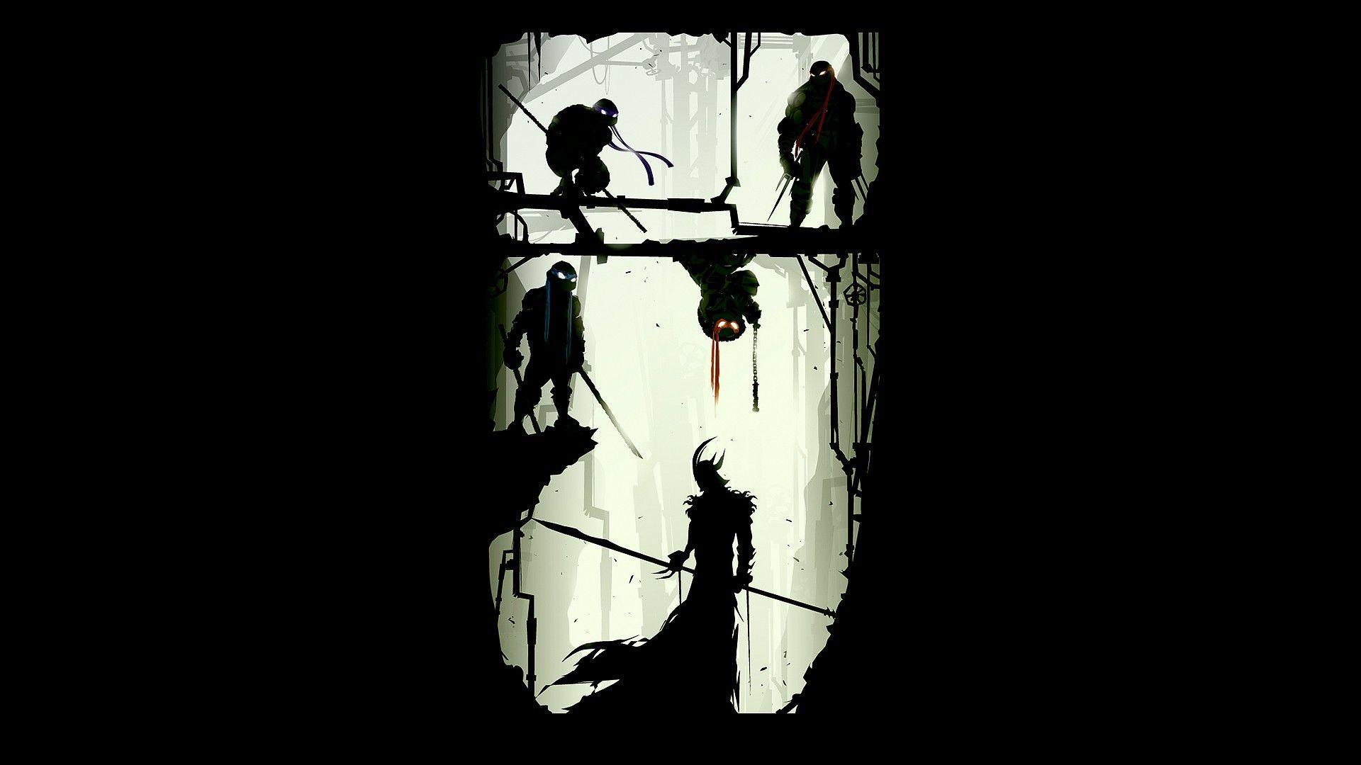 1920x1080 Shredder Teenage Mutant Ninja Turtles black background fan art