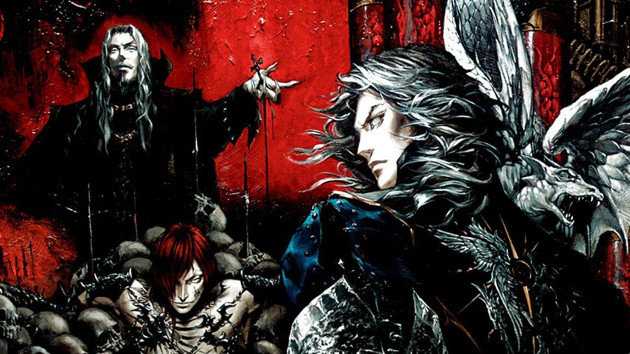 1244x700 CASTLEVANIA fantasy dark vampire horror evil warrior gothic wallpaperx900
