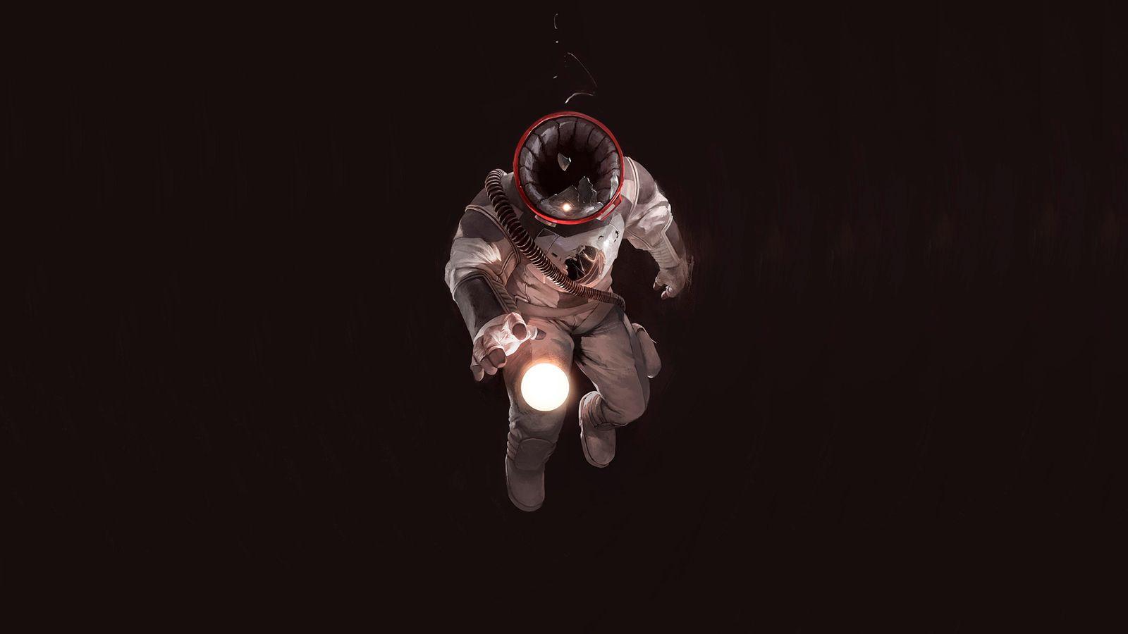 1600x900 Astronaut Horror 1600x900 Resolution HD 4k Wallpaper