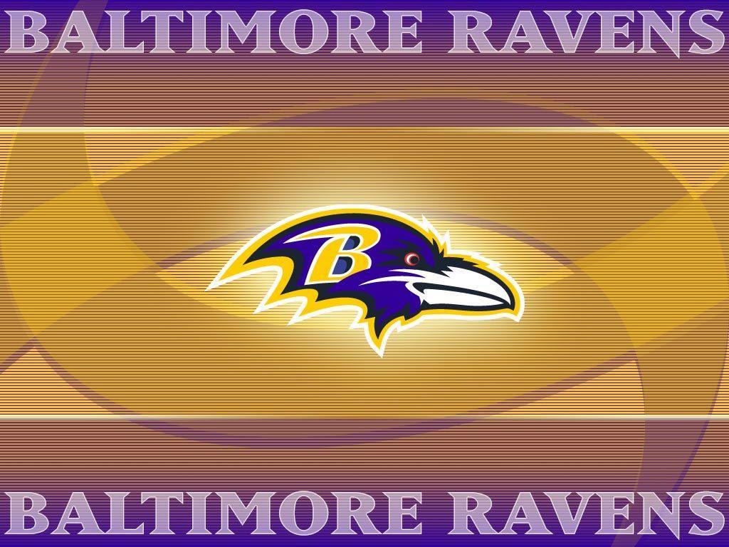 1024x768 Ravens Logo Wallpaper
