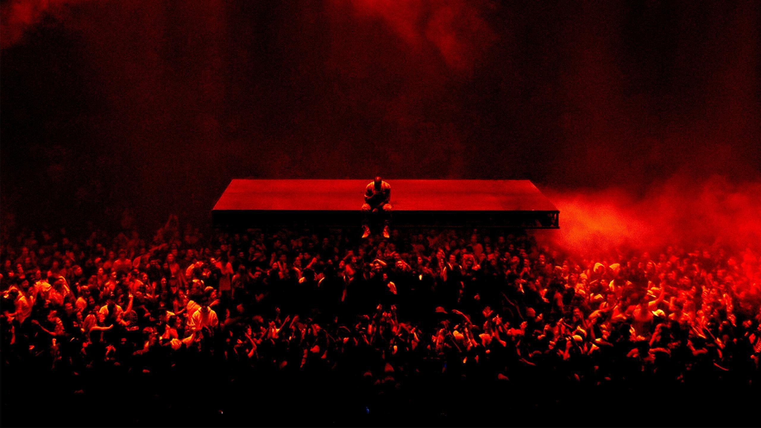 2560x1440 Kanye West tour wallpaper I edited [2560x1440]: Kanye