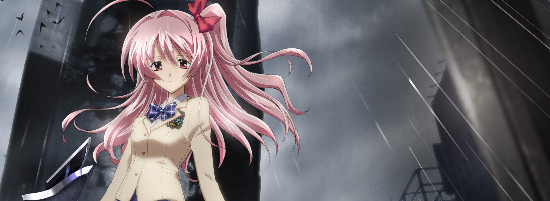 1920x703 Download Rimi Sakihata Anime Chaos;Head HD Wallpaperx1500