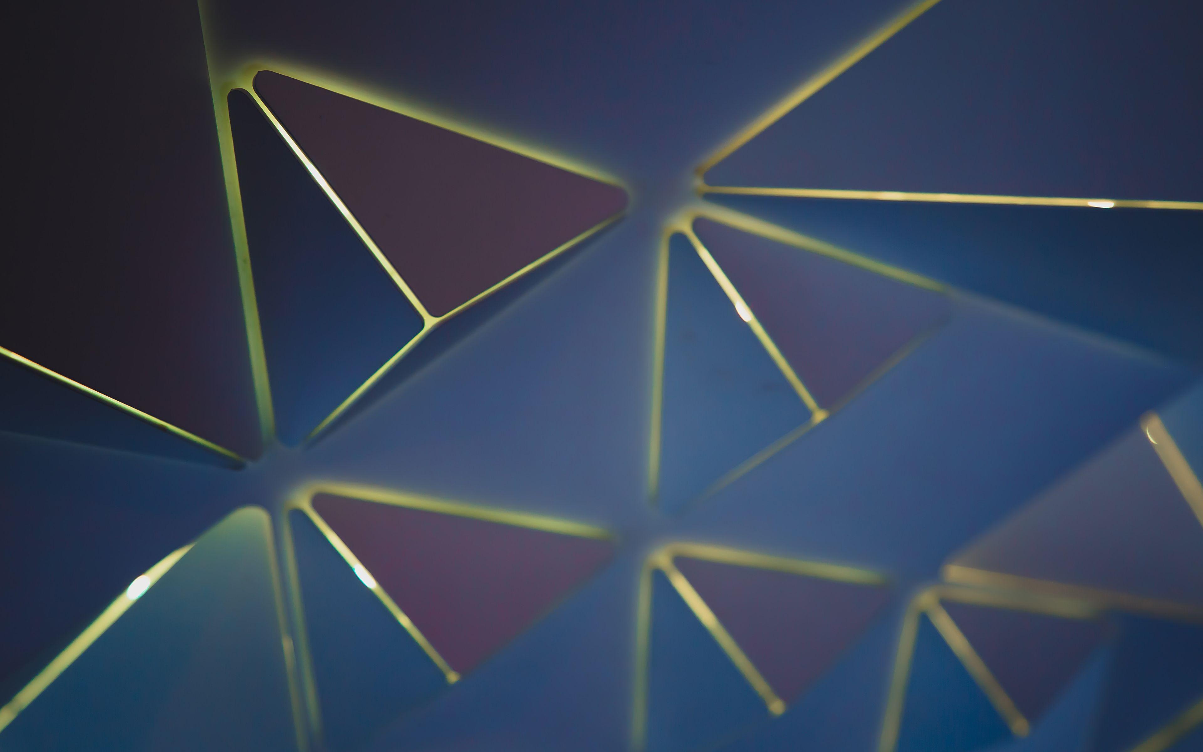 3840x2400 Abstract Triangles 4K Wallpaper