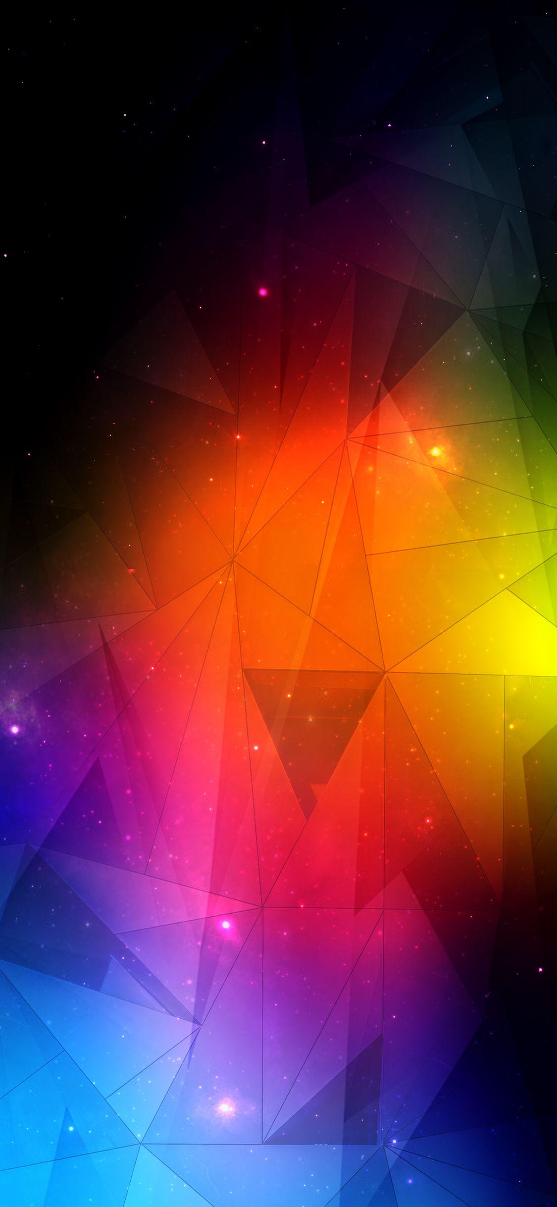 1125x2436 Triangle Abstract Mesh 4k wallpaper