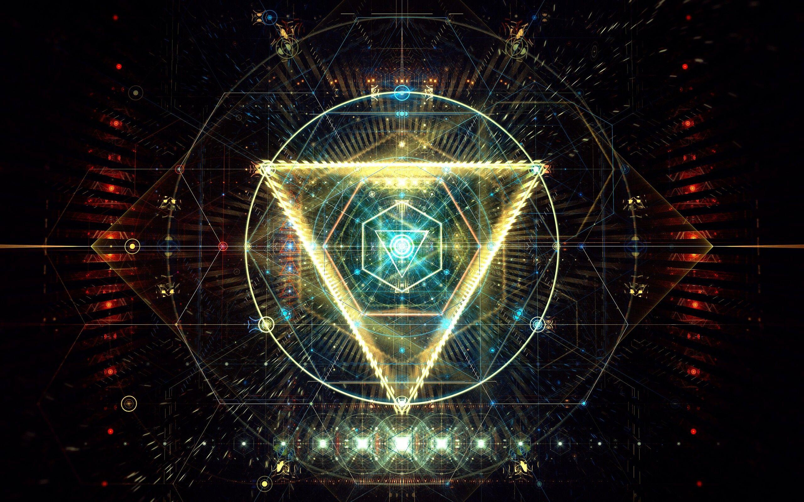 2560x1600 Abstract Digital Art Triangle 4k 2560x1600 Resolution HD