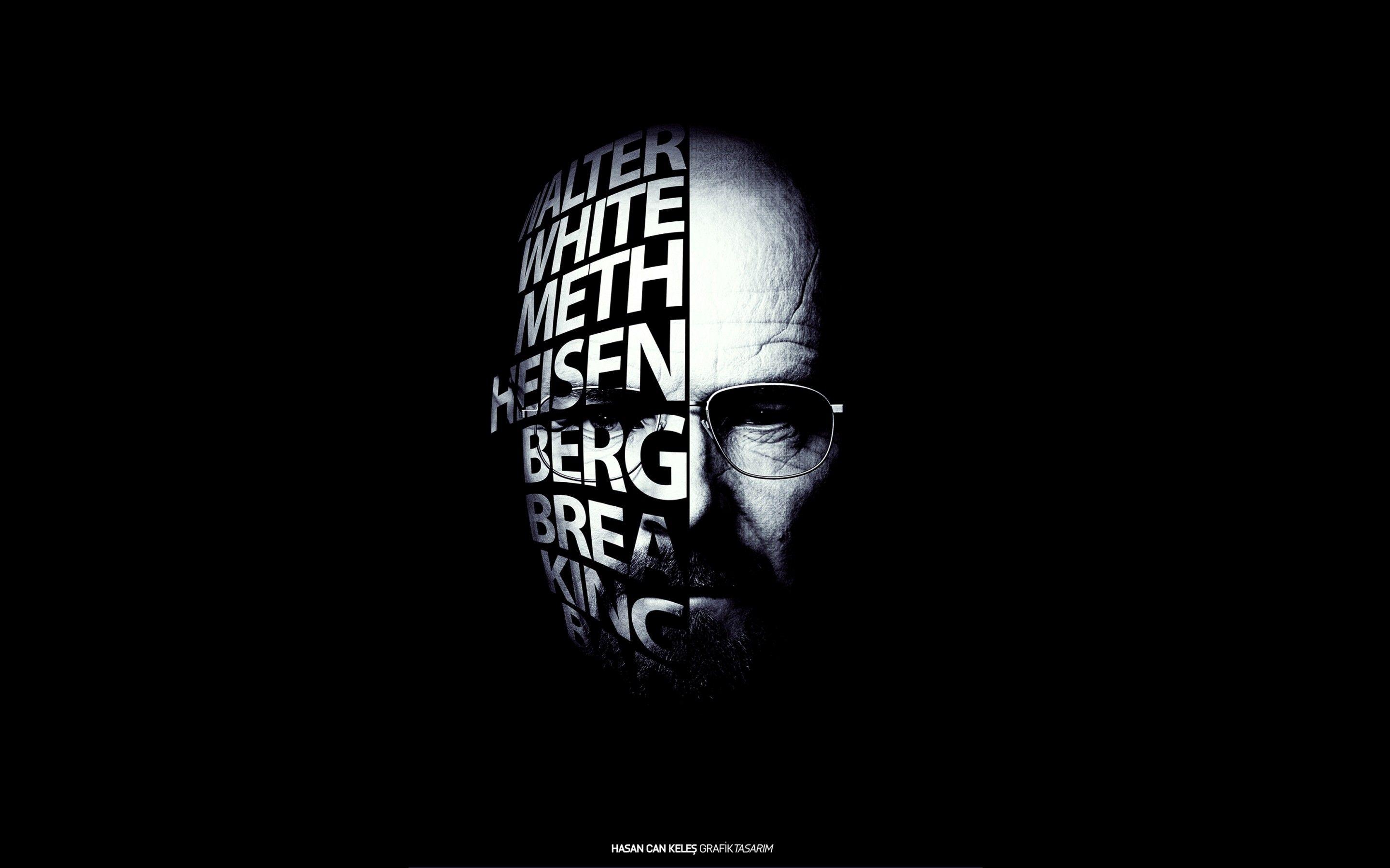 2880x1800 Wallpaper Breaking Bad, Walter White, Typography, 4K, TV Series