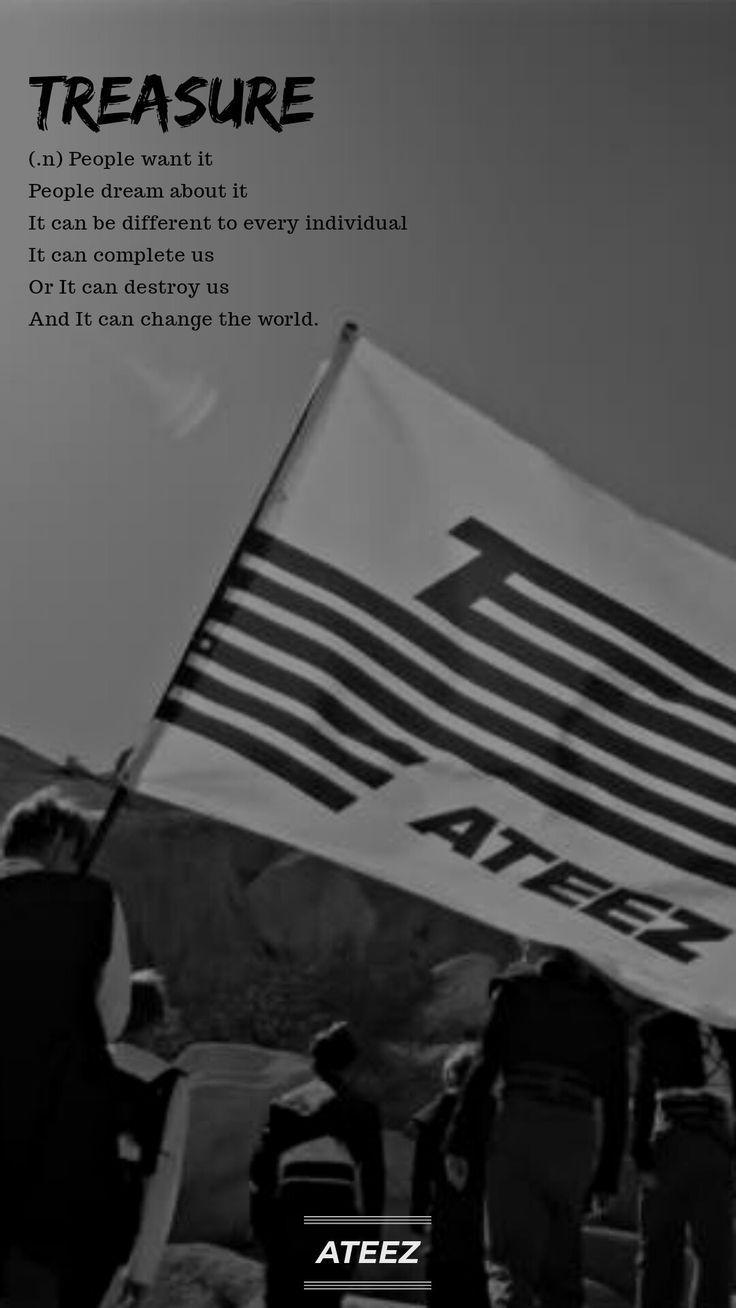 736x1308 ATEEZ Treasure. Kpop quotes, Song quotes, Kpop wallpaper