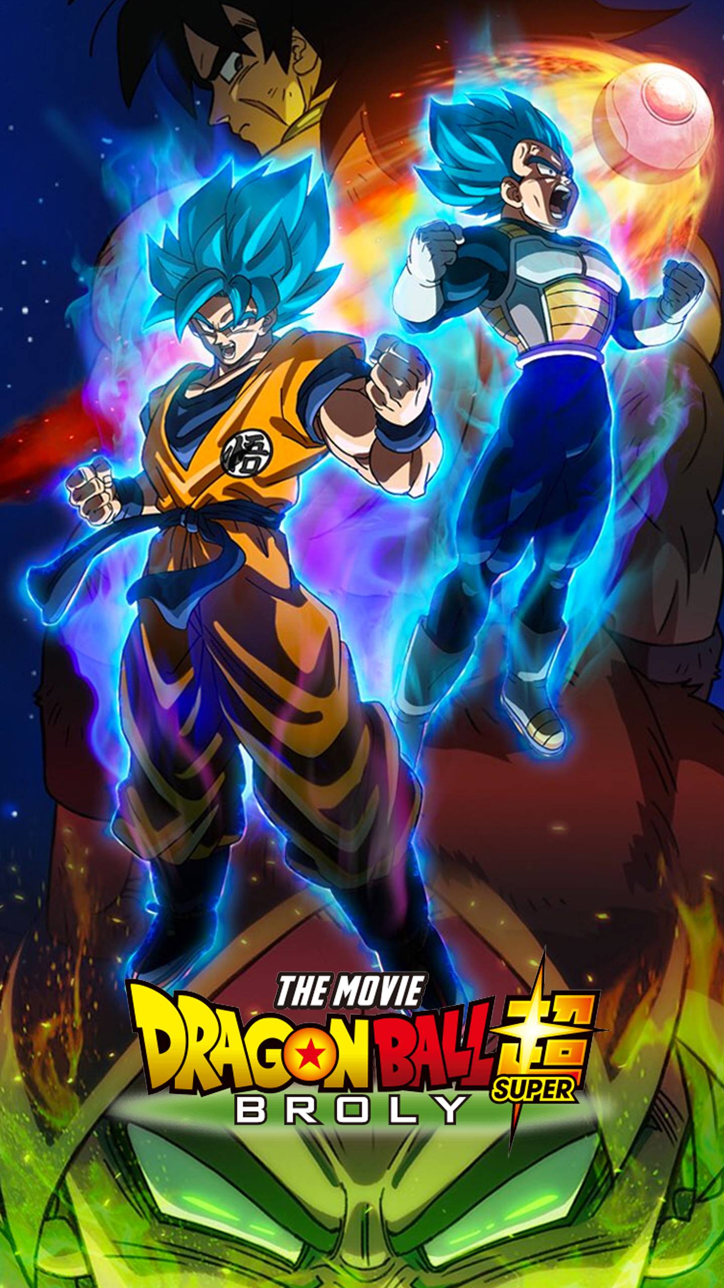 1440x2560 Dragon Ball Super Broly: Promo Art Wallpaper. Cat with Monocle
