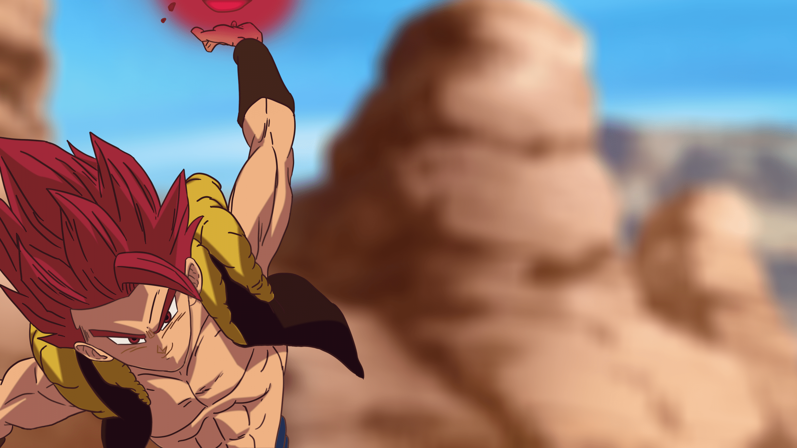 2560x1440 Download 2560x1440 Dragon Ball Super: Broly, Gogeta, Super Saiyan