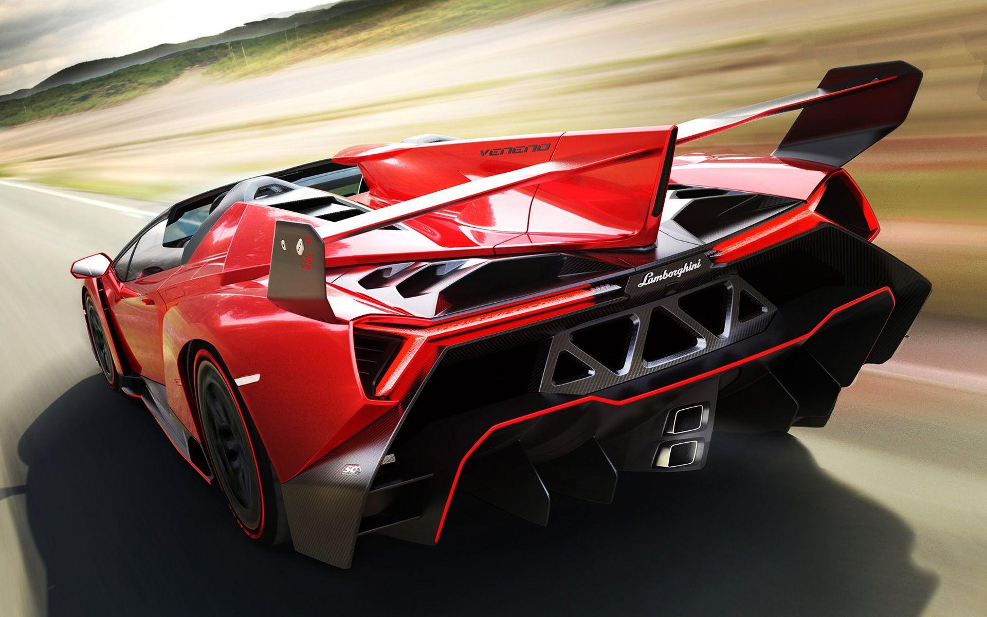 1920x1200 Red Lamborghini Veneno Wallpaper