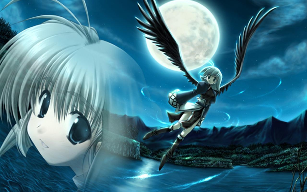1280x800 Anime angel boy wallpaper