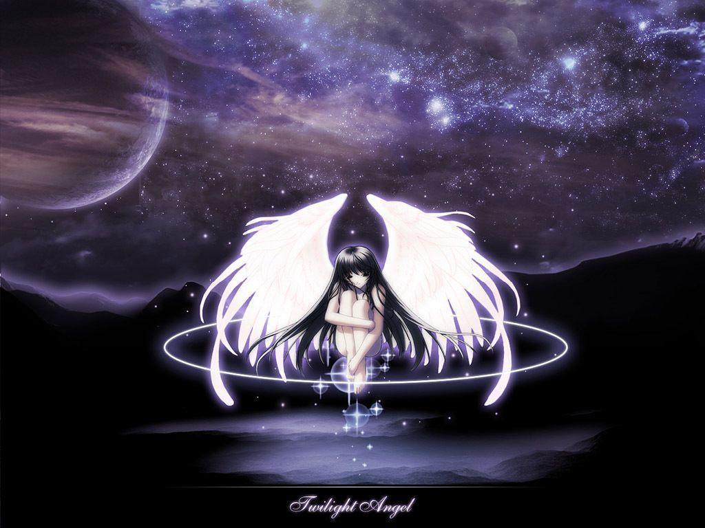 1024x768 Anime Angel Wallpaper