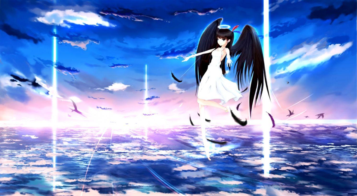 1488x818 Anime Angel Wings Wallpaper Free Desktop. HD Wallpaper Gallery