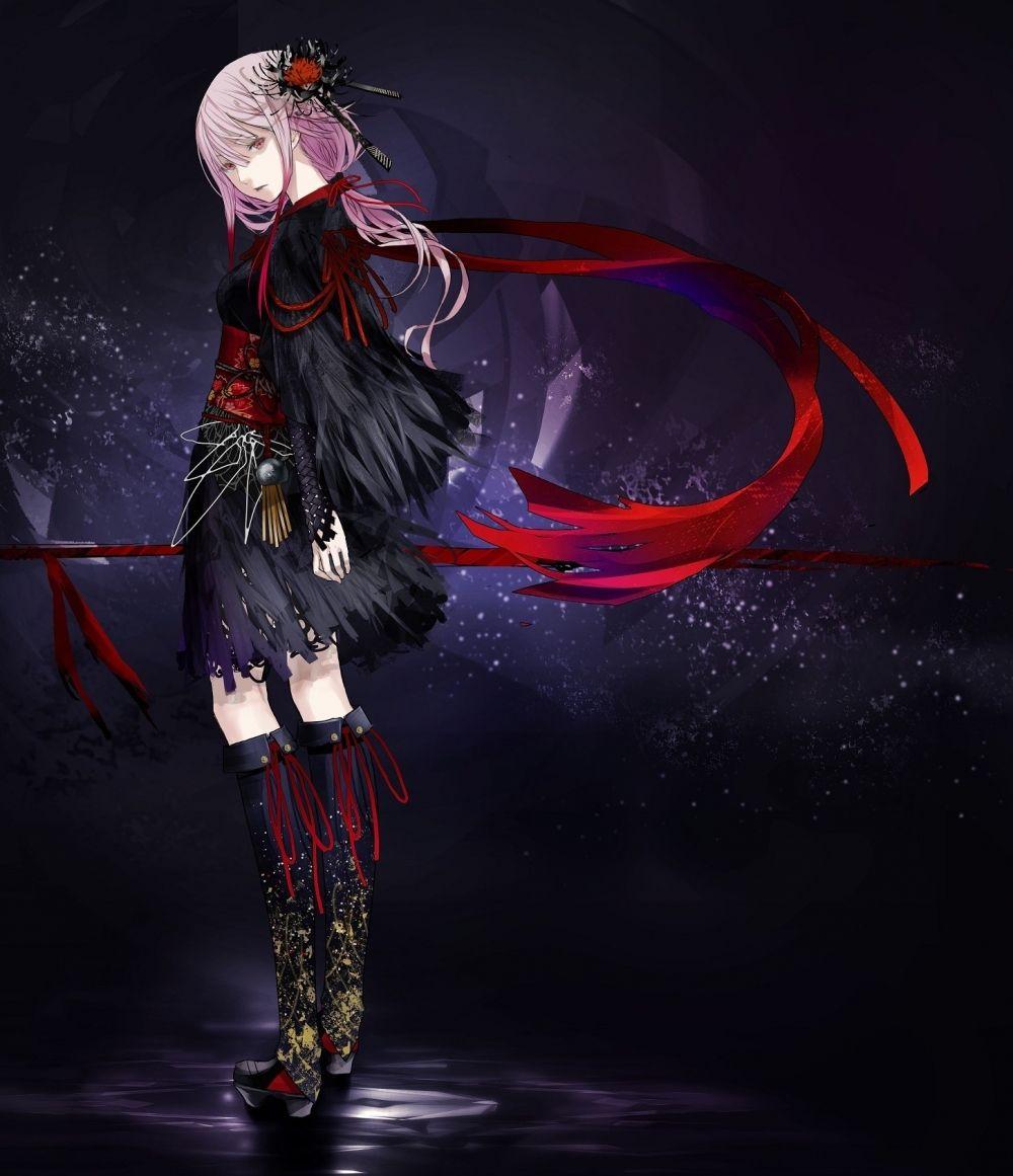 1000x1161 Wallpaper Koutetsujou No Kabaneri, Yuzuriha Inori, Crossover