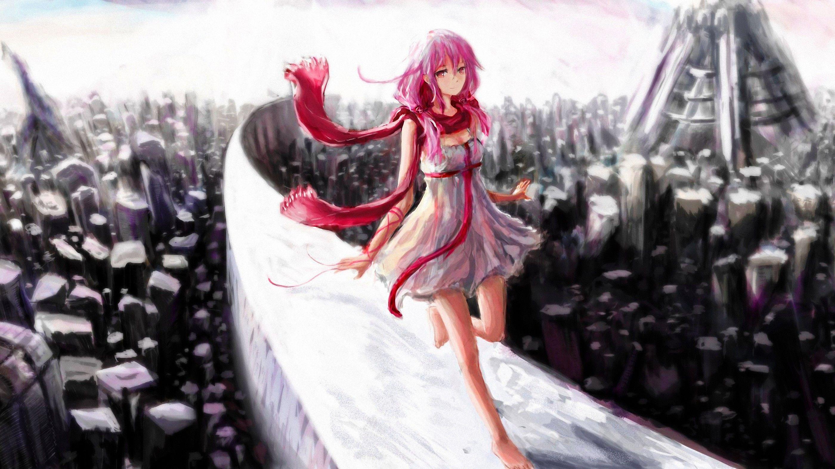 2800x1575 #Yuzuriha Inori, #Guilty Crown, #anime girls, wallpaper