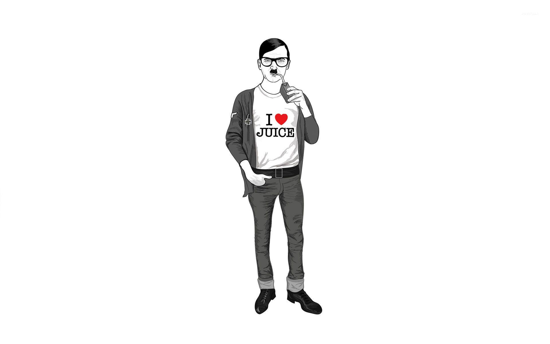 1920x1200 Hipster Hitler wallpaper wallpaper