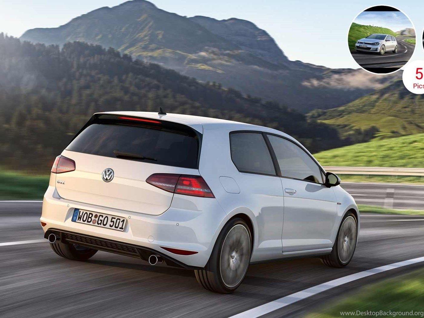 1400x1050 Volkswagen Golf 7 (vii) GTI Rear Desktop Background