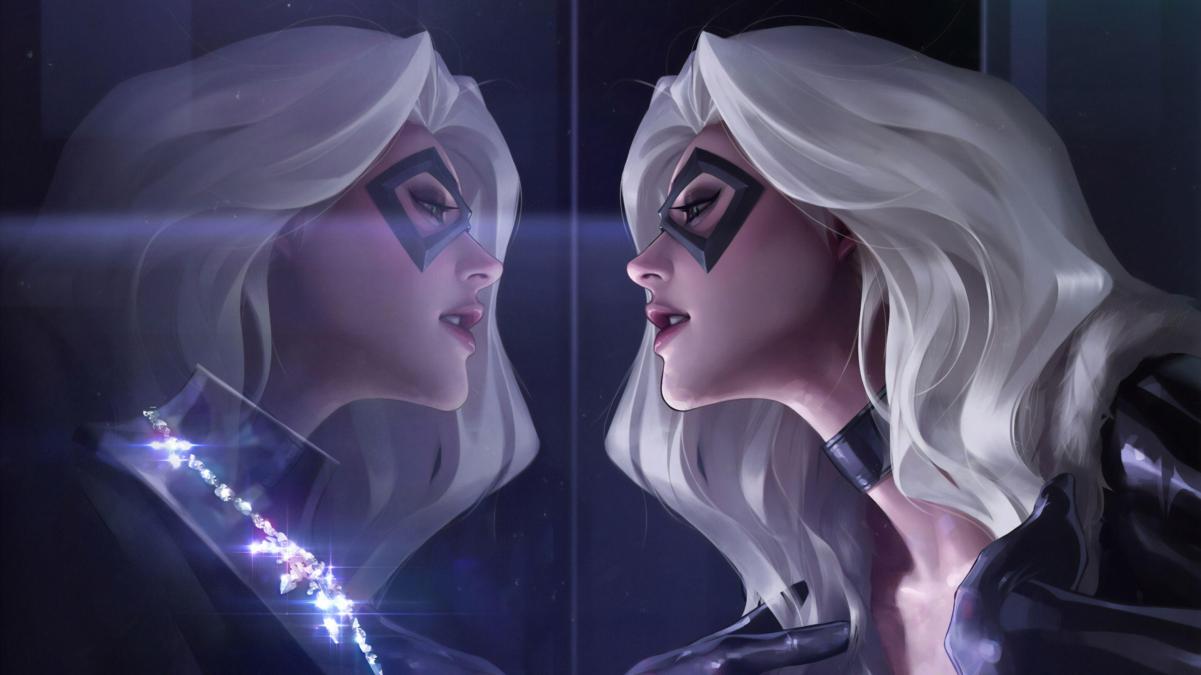 3840x2160 Black Cat 4k Art, HD Superheroes, 4k Wallpaper, Image