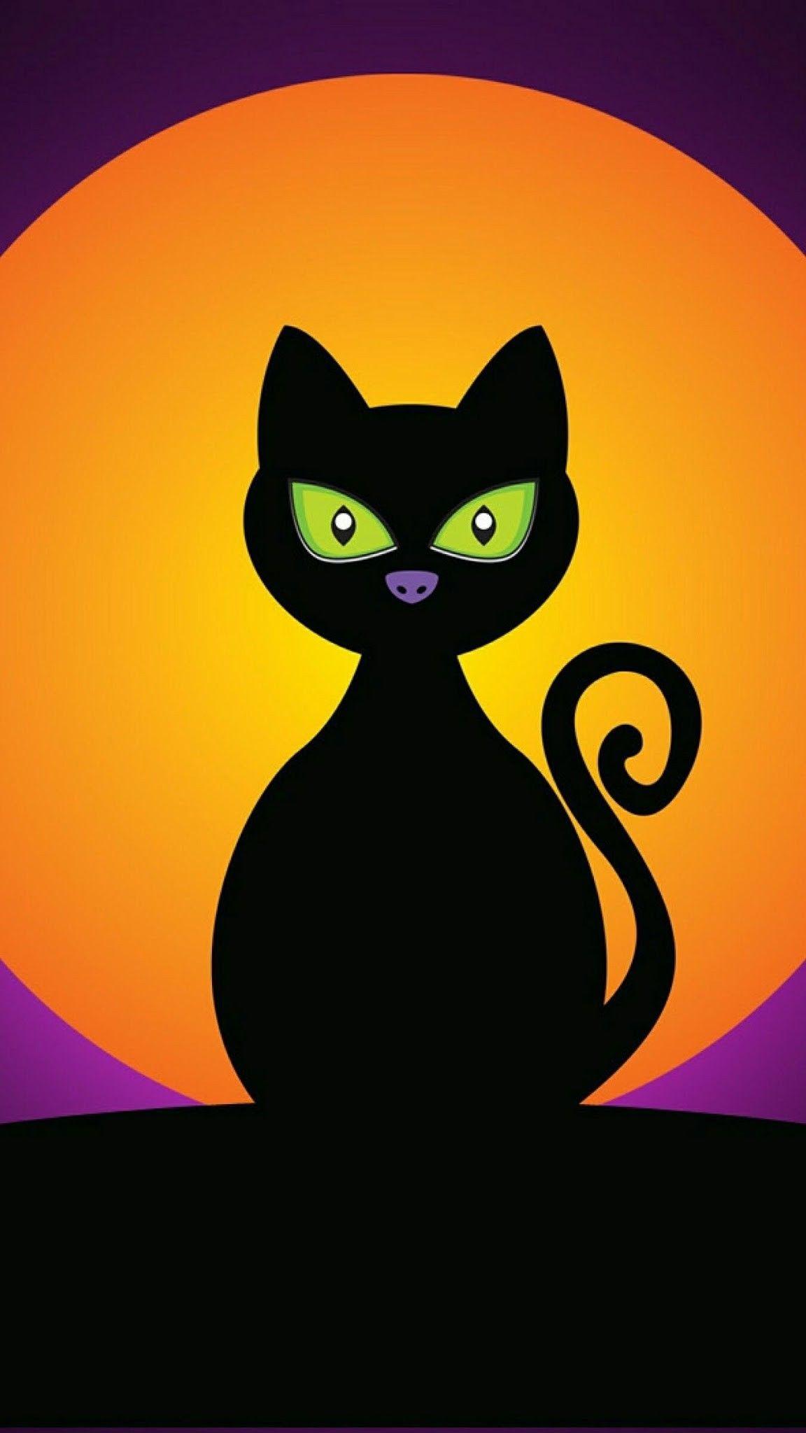 Black Cat Art Wallpapers - Top Free Black Cat Art Backgrounds - WallpaperAccess