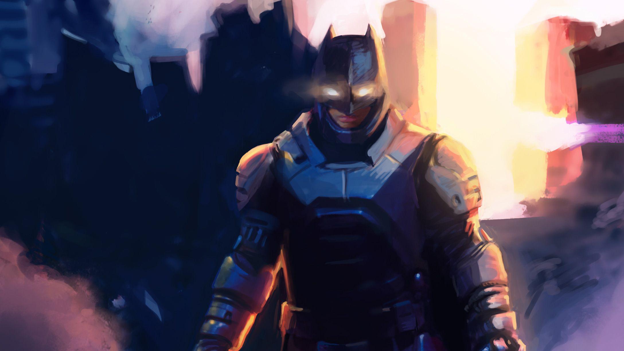2176x1224 Batman Portrait Art, HD Superheroes, 4k Wallpaper, Image