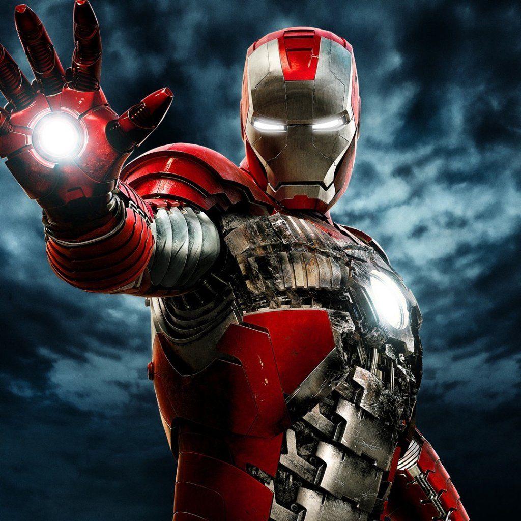 1024x1024 Free download The Iron Man 2 suitcase armor IMAX one sheet ipad