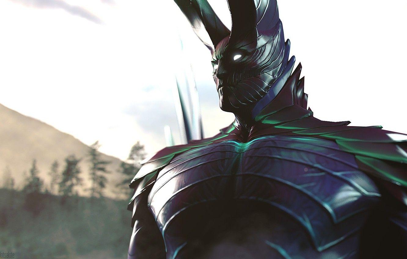 1332x850 Wallpaper art, Dota Terror blade, Demon Marauder image